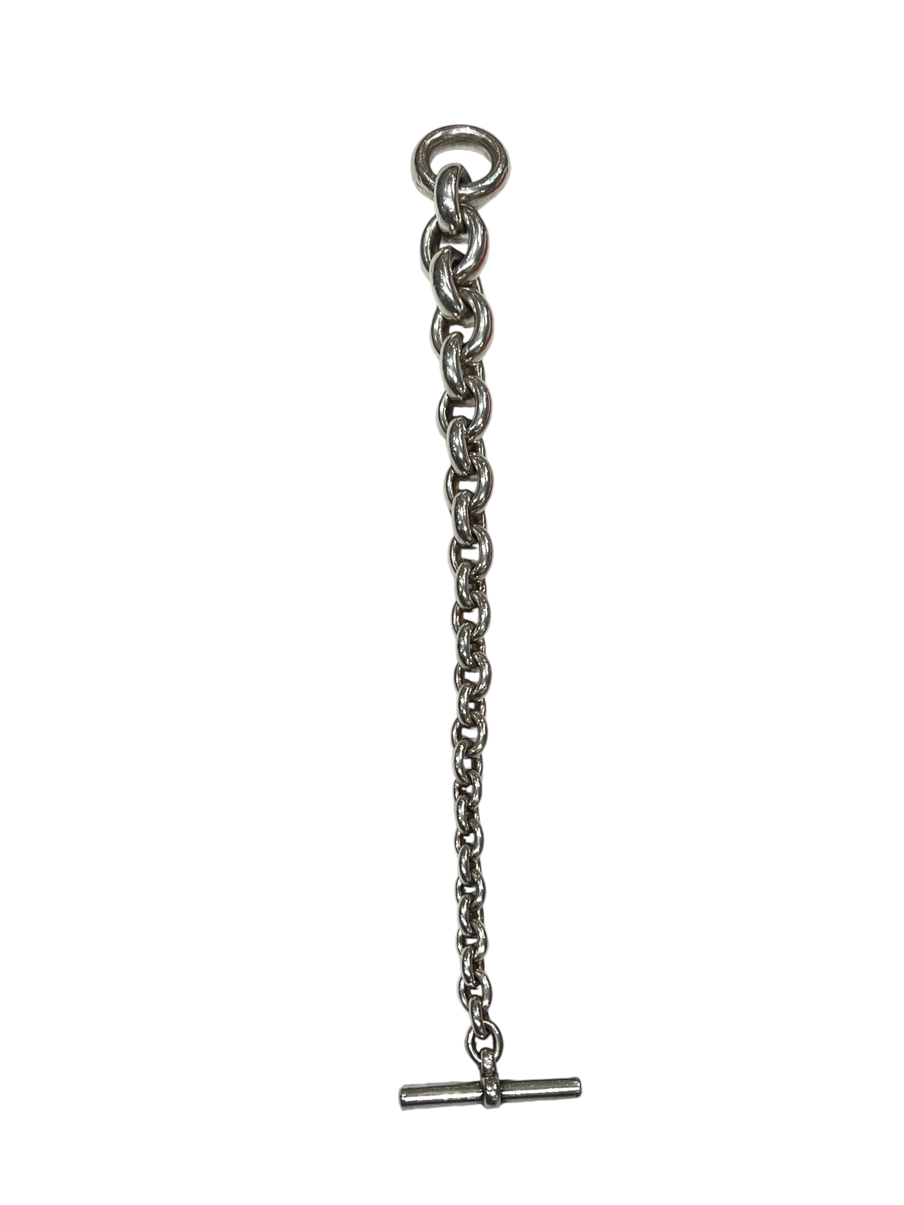 Hermès - Bracciale Crescendo in argento massiccio