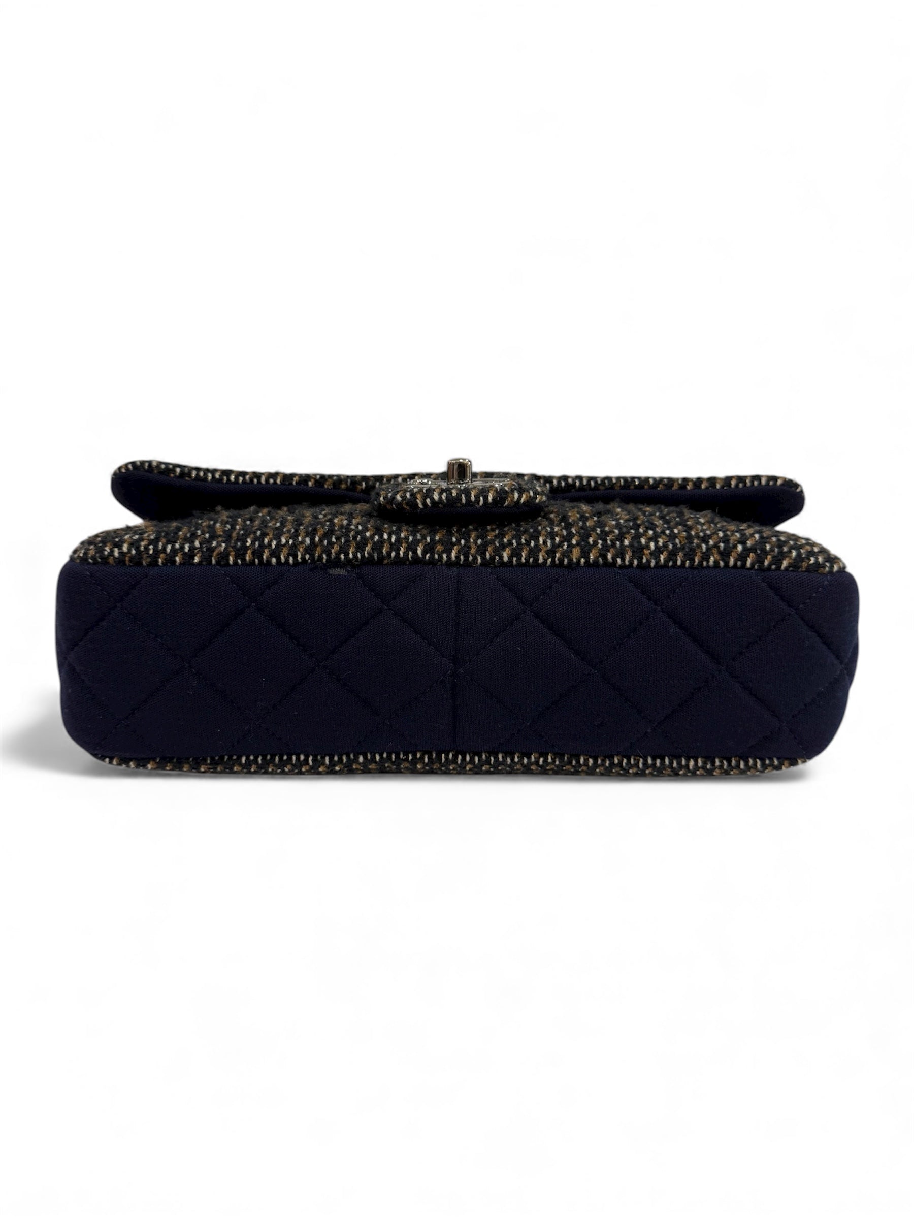 Chanel - Sac en jersey et tweed 25cm