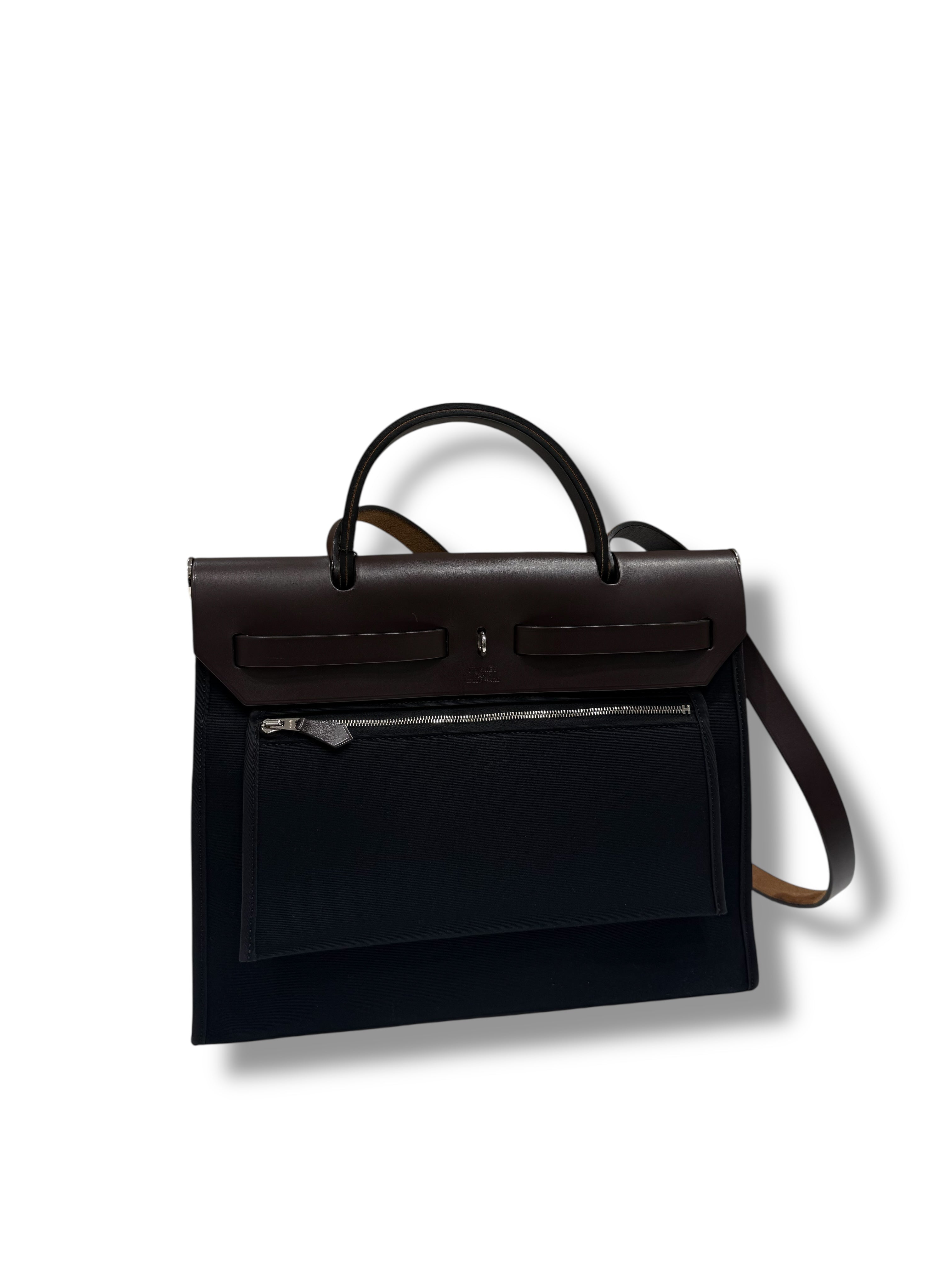 Hermès - Sac Herbag 31 Noir & Ébène