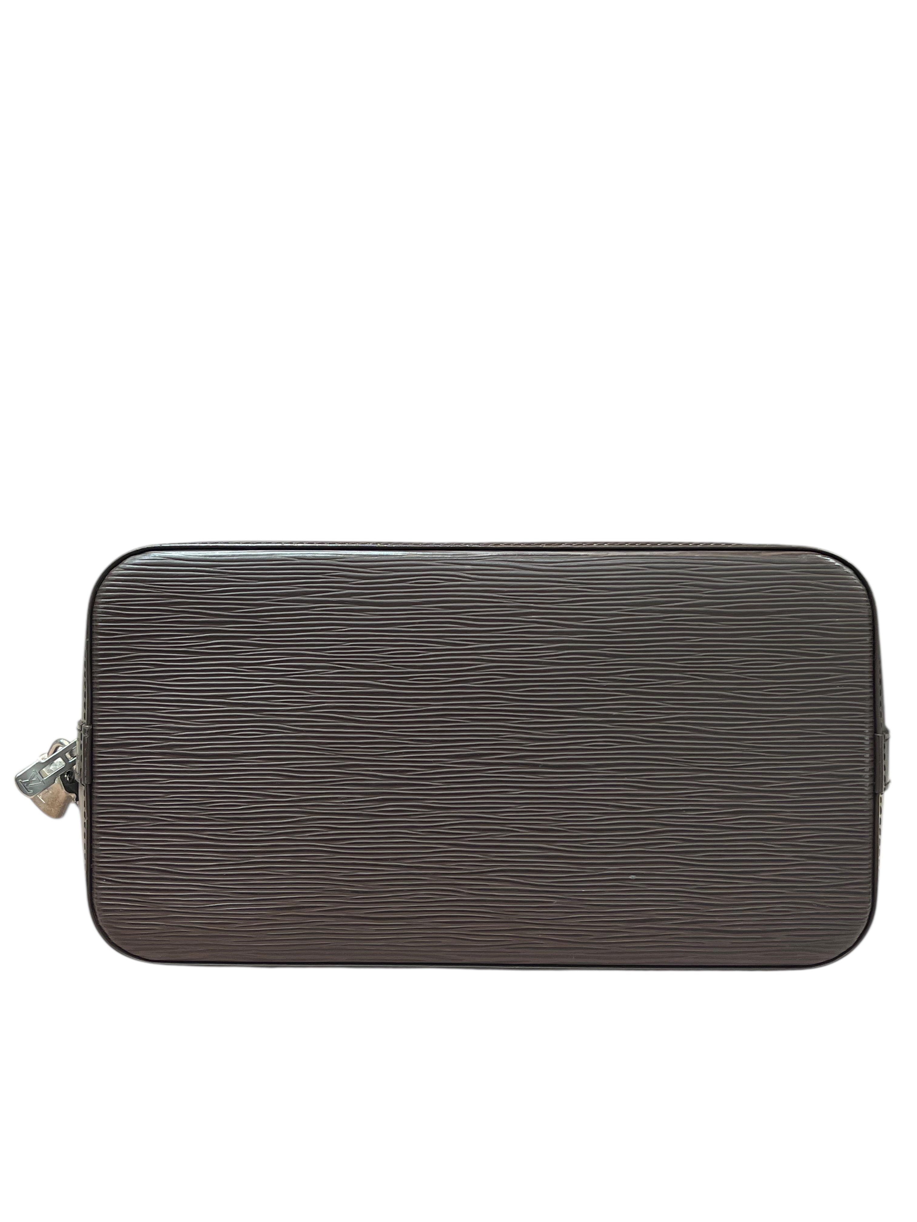 Louis Vuitton - sac Alma PM cuir épi marron glacé