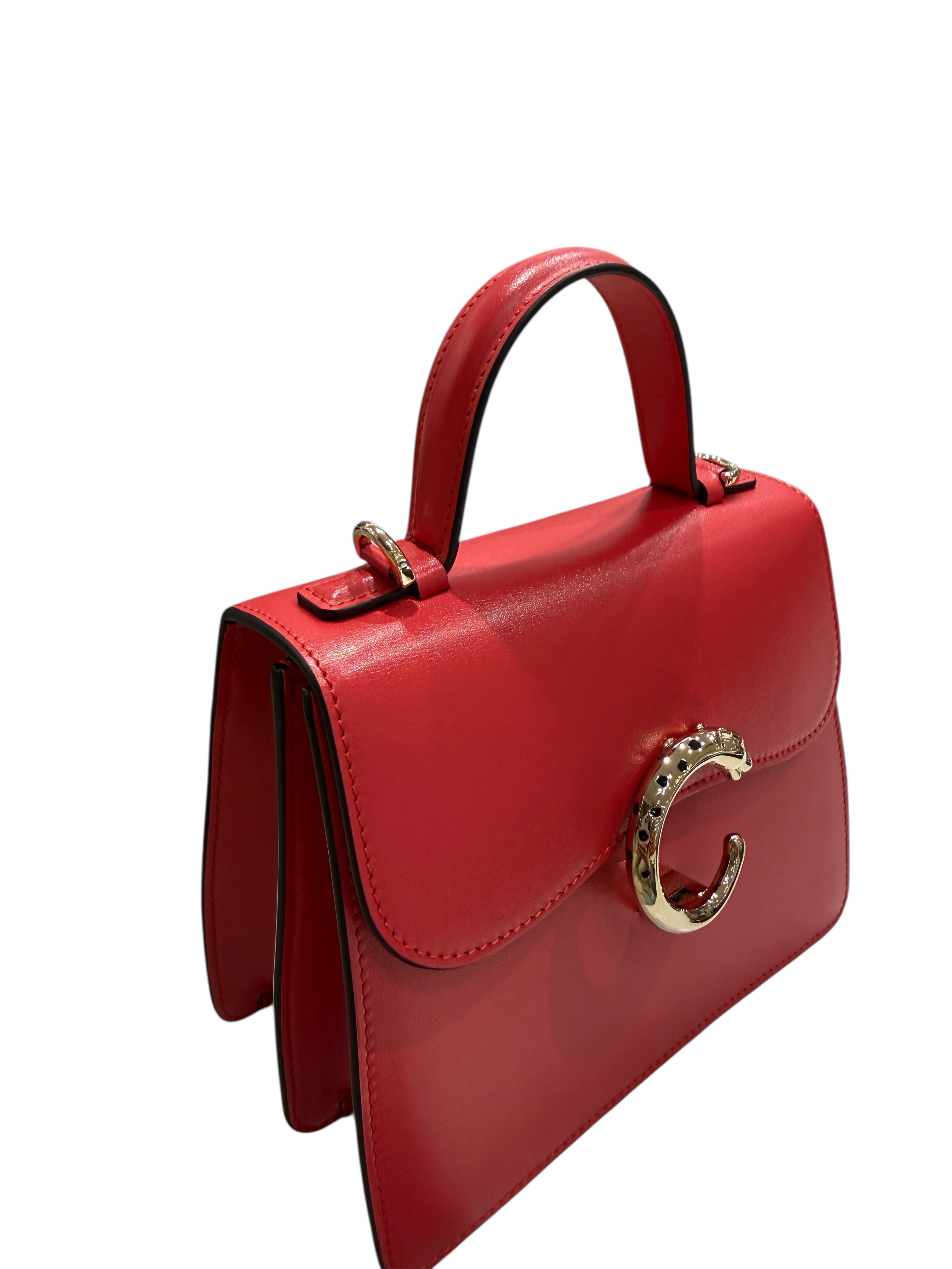 Cartier - Sac mini top handle panthère de Cartier popp