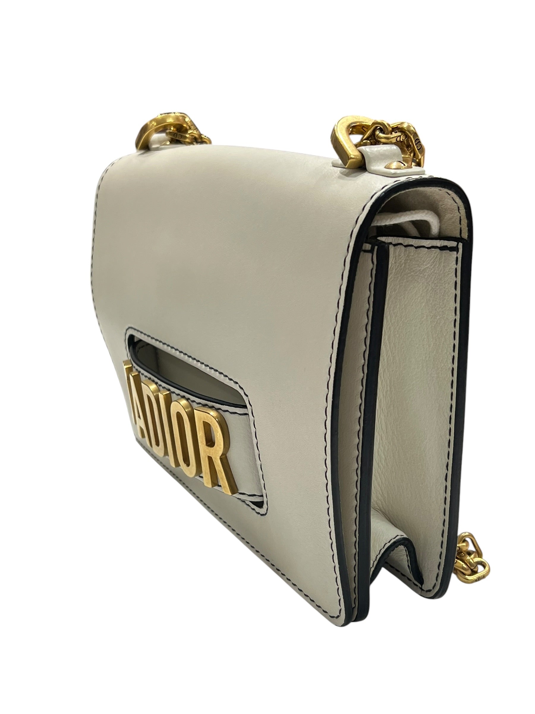 Dior - sac j’adior cuir blanc