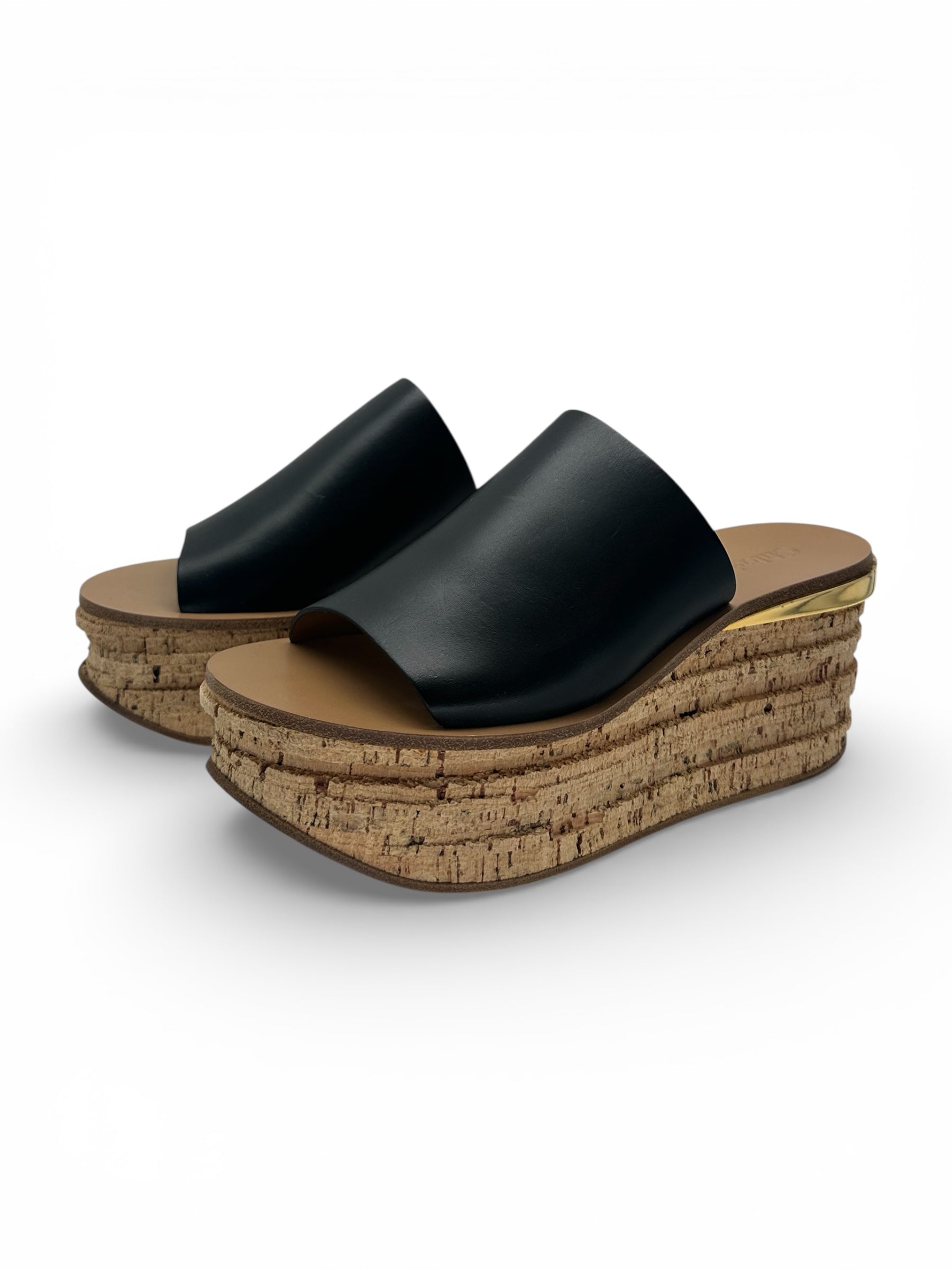 Chloé - Mules compensées T38