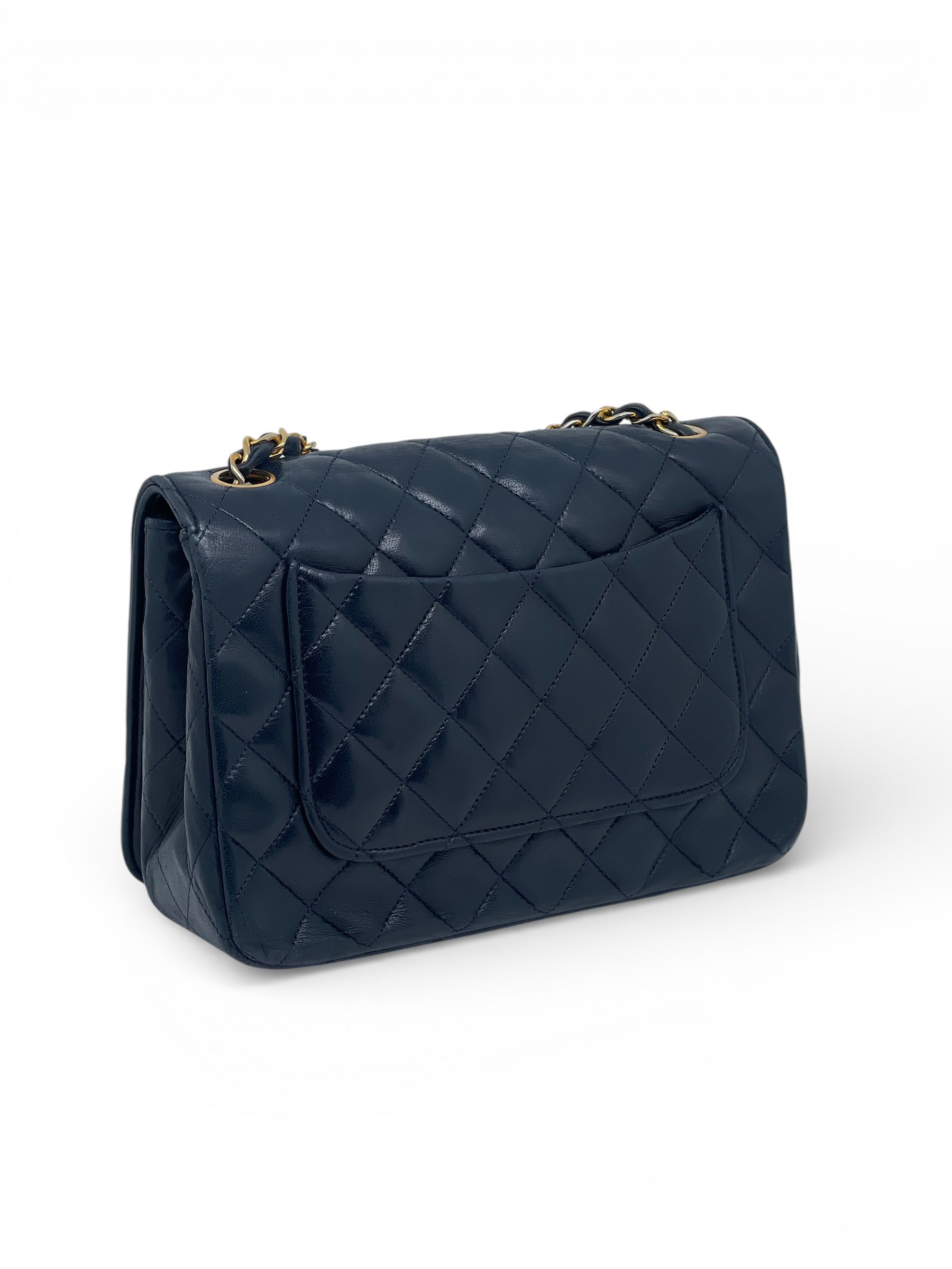 Sac Chanel Bandoulière Mademoiselle Bleu Marine | Les Folies d’Eugénie