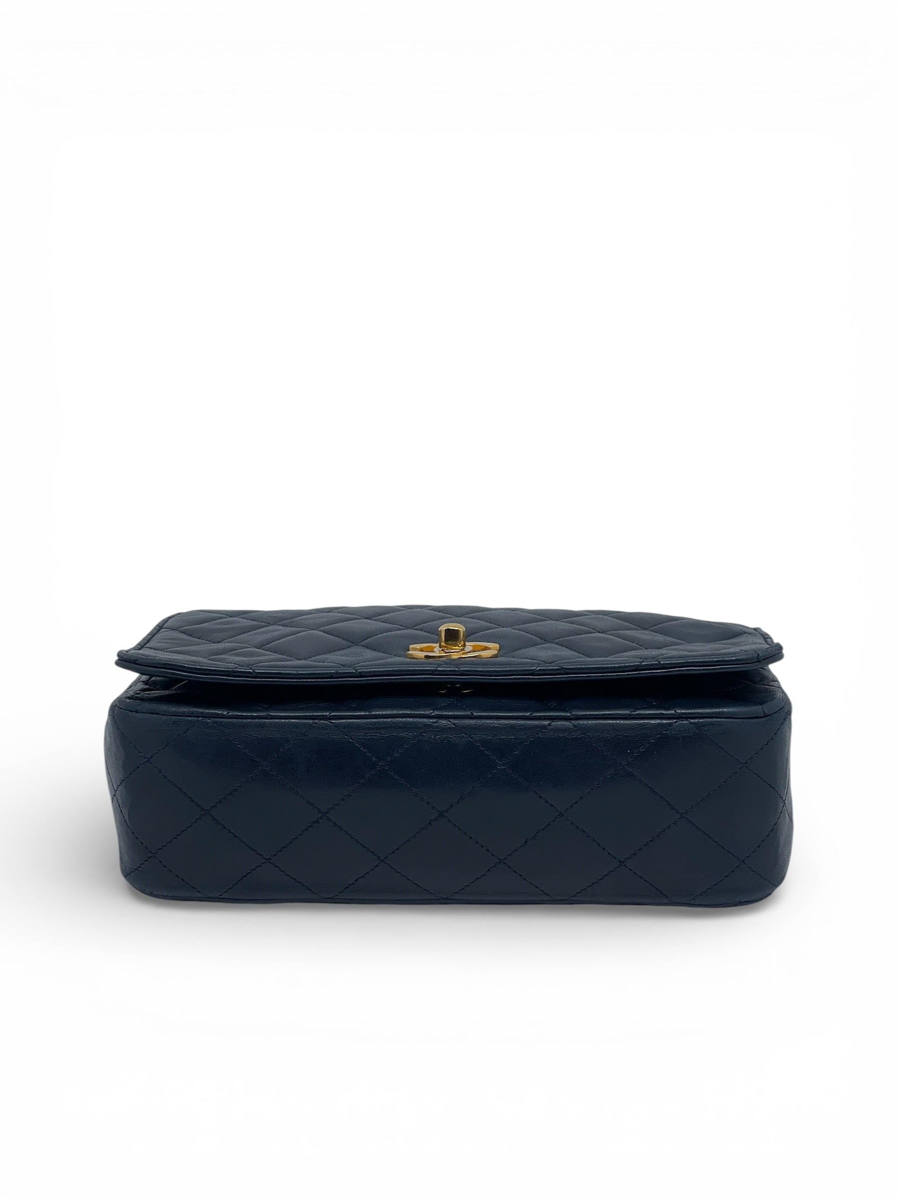 Chanel - Sac bandoulière Mademoiselle bleu marine
