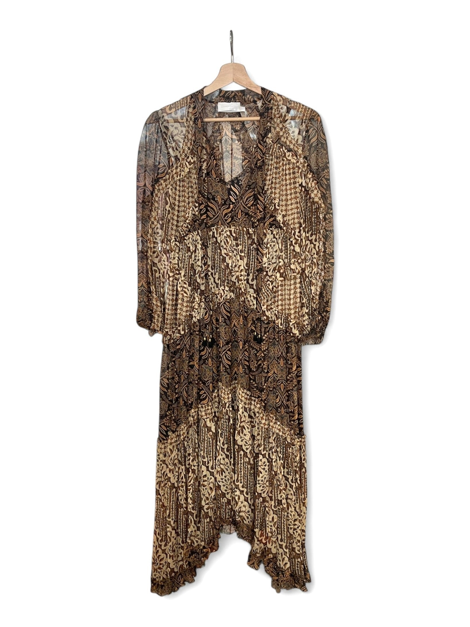 Zimmermann - Robe longue marron T1