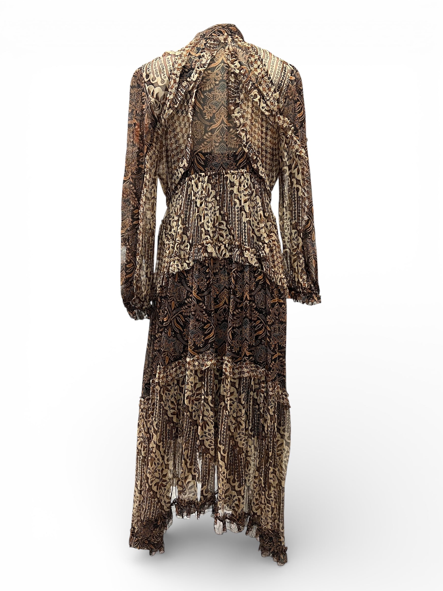 Zimmermann - Robe longue marron T1