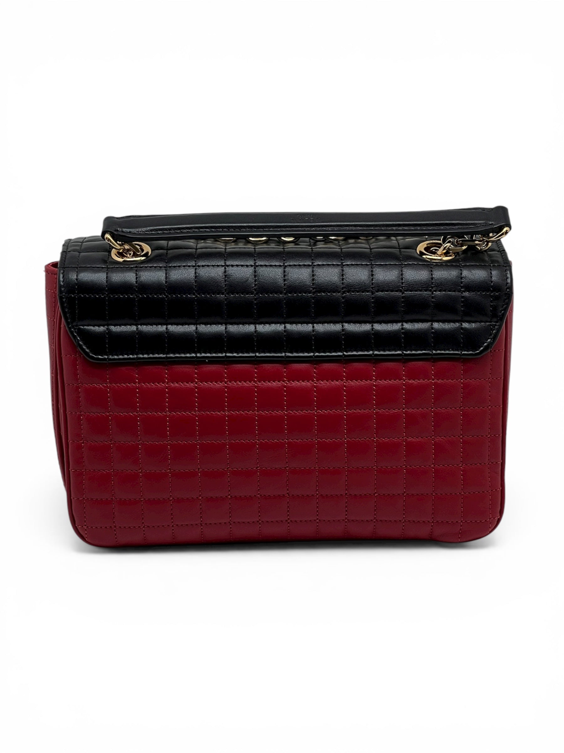 Céline - Sac C bicolore rouge et noir