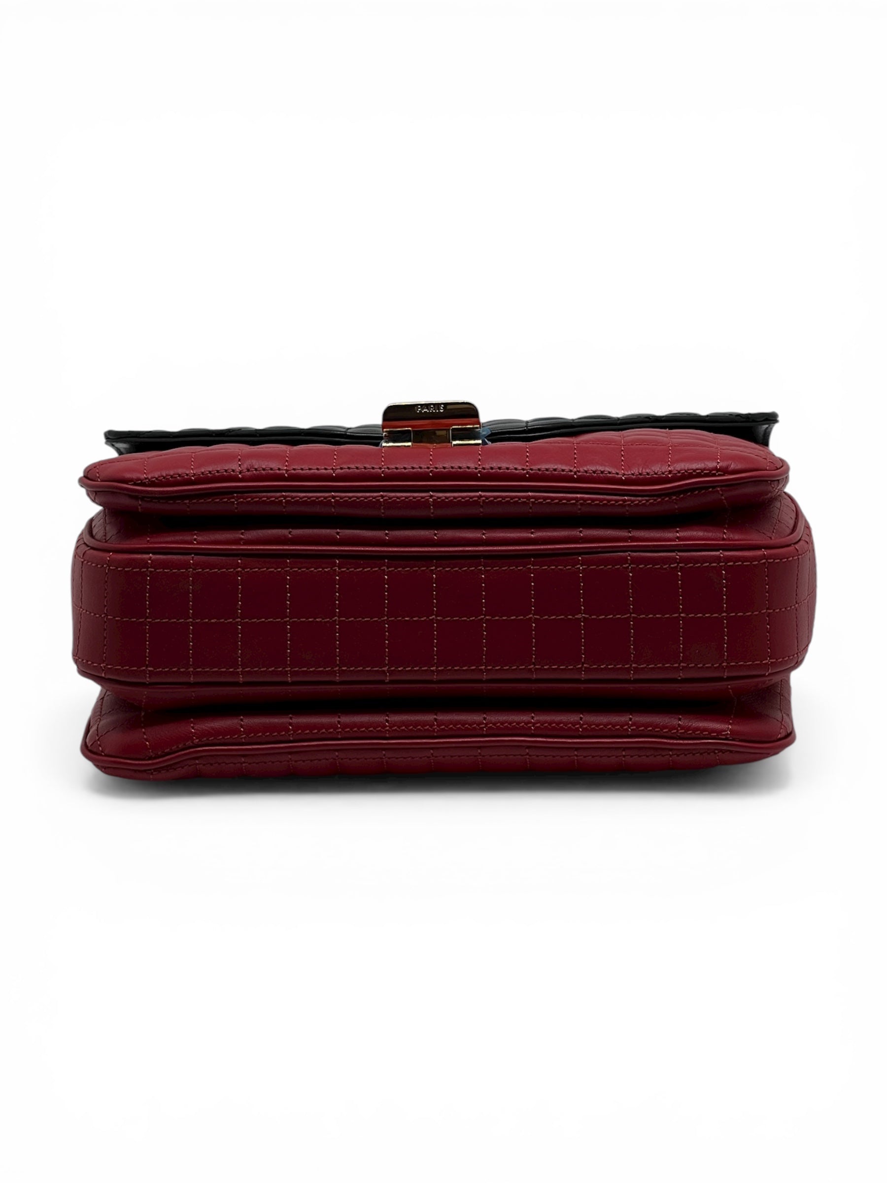 Céline - Sac C bicolore rouge et noir