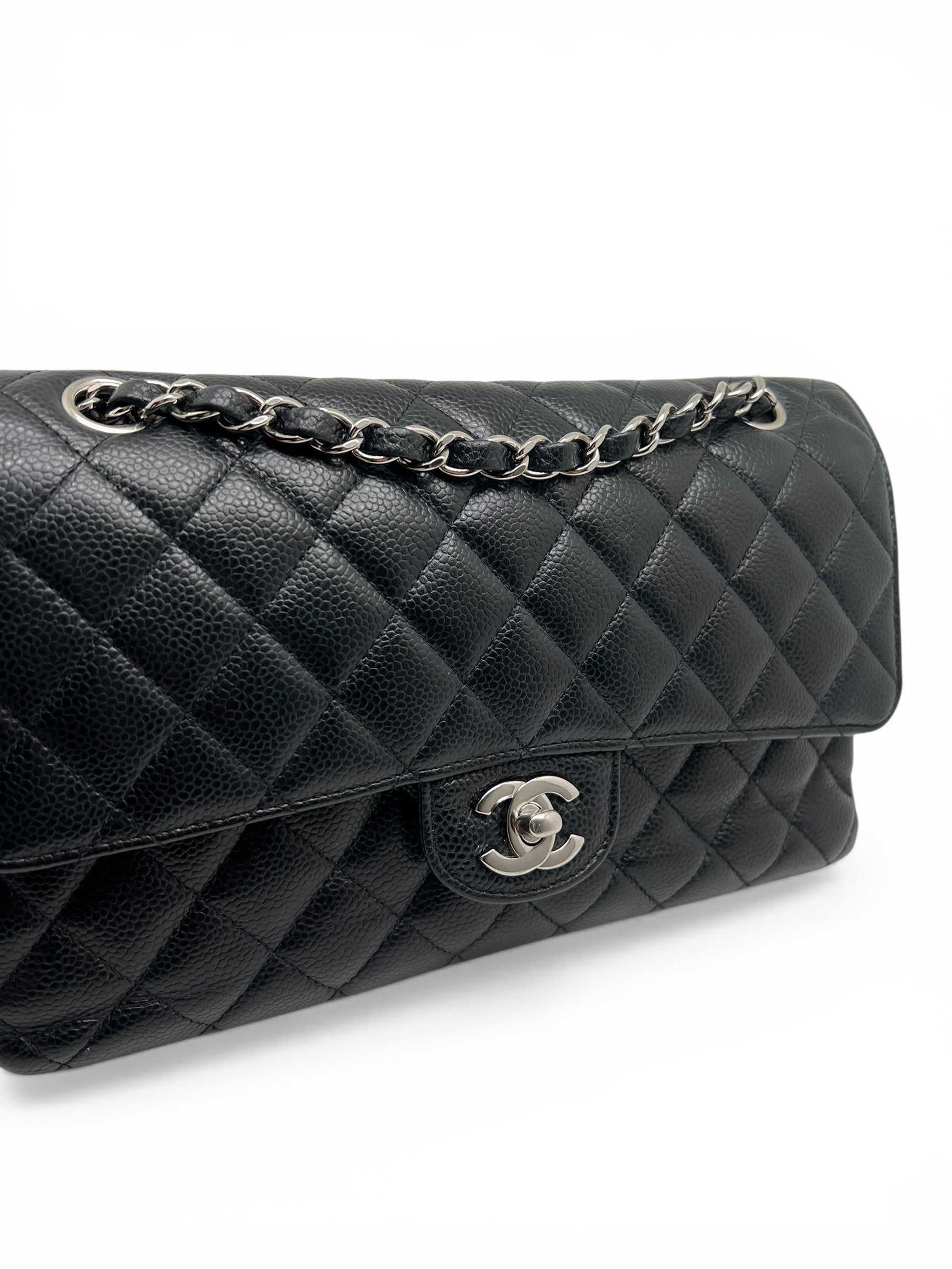 Chanel - Sac Timeless 25 cuir grainé noir