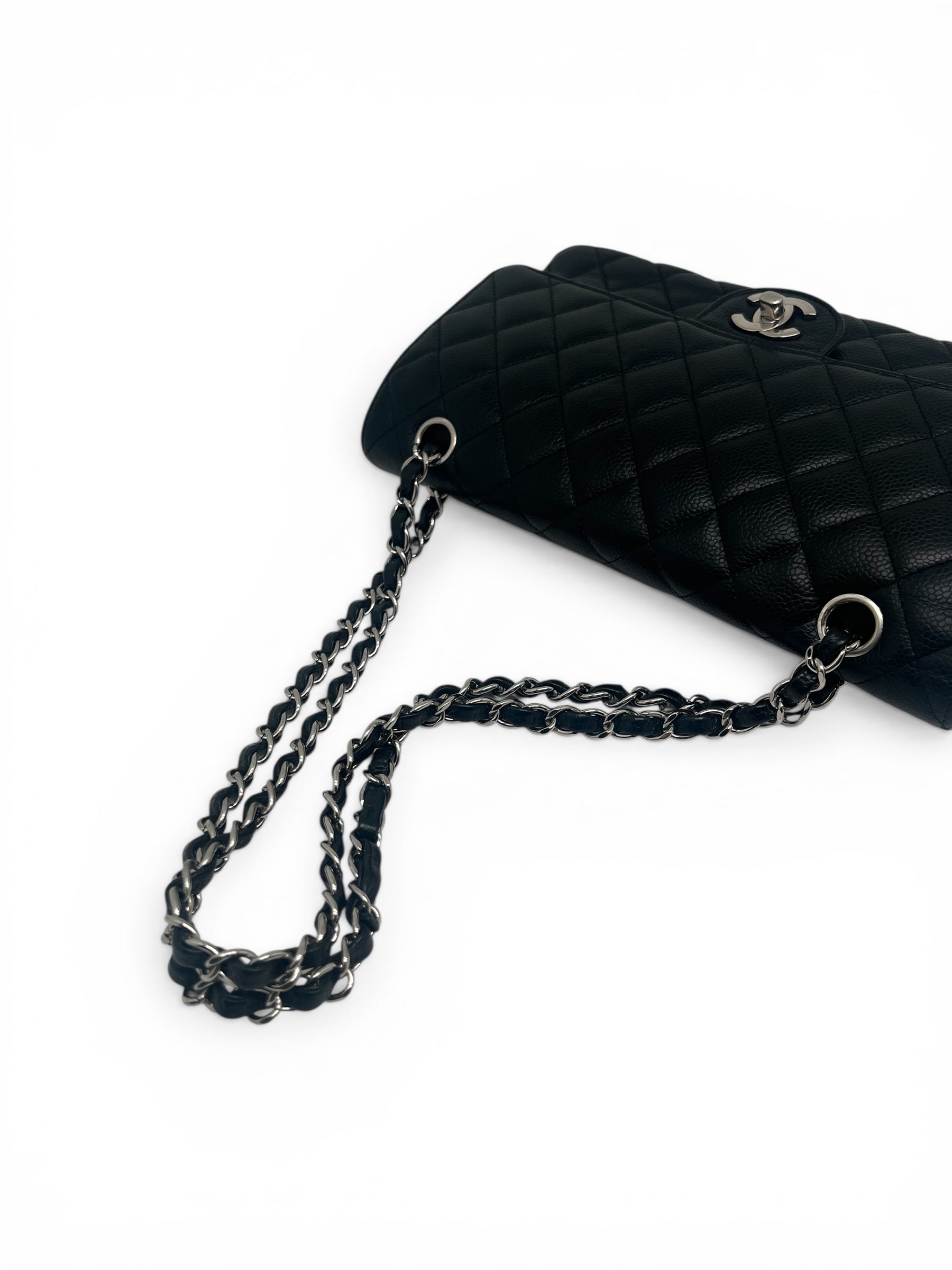 Chanel - Sac Timeless 25 cuir grainé noir