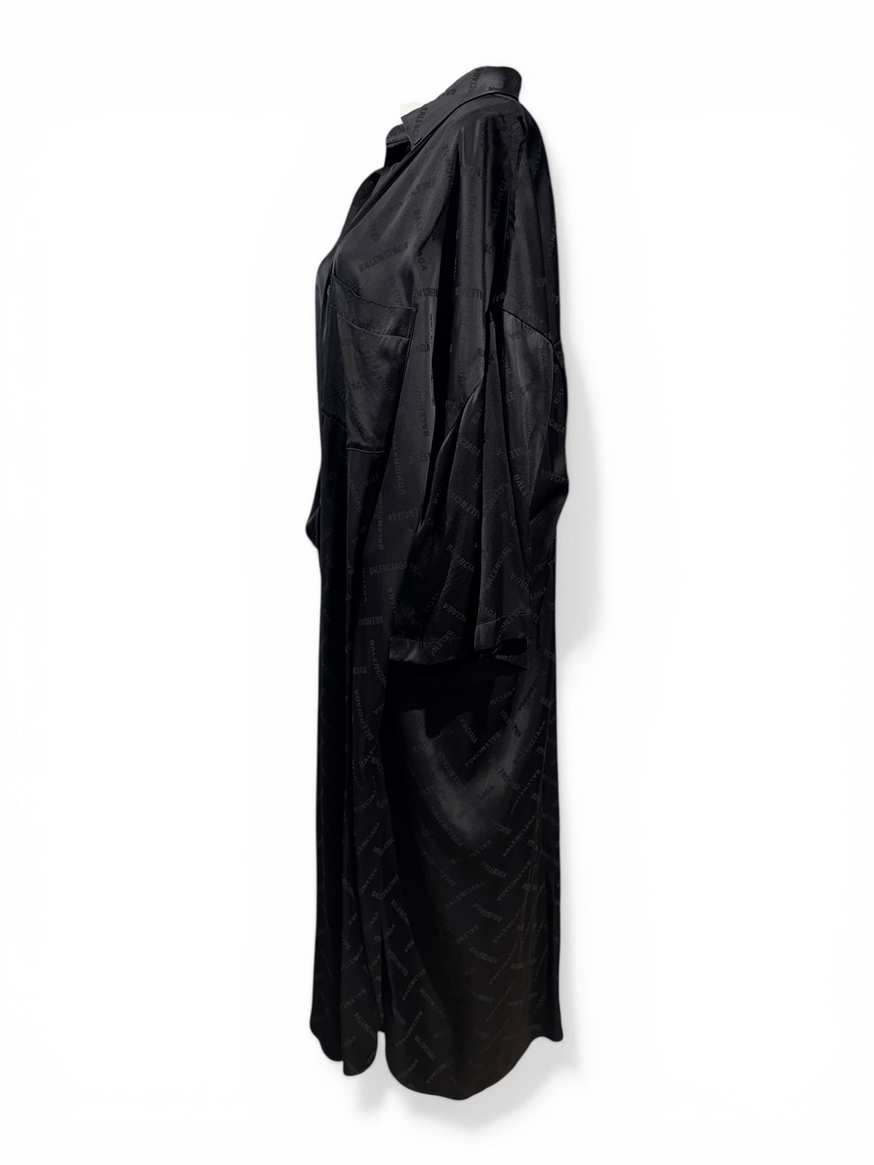 Balenciaga Robe Kimono Noir T36 | Les Folies d’Eugénie