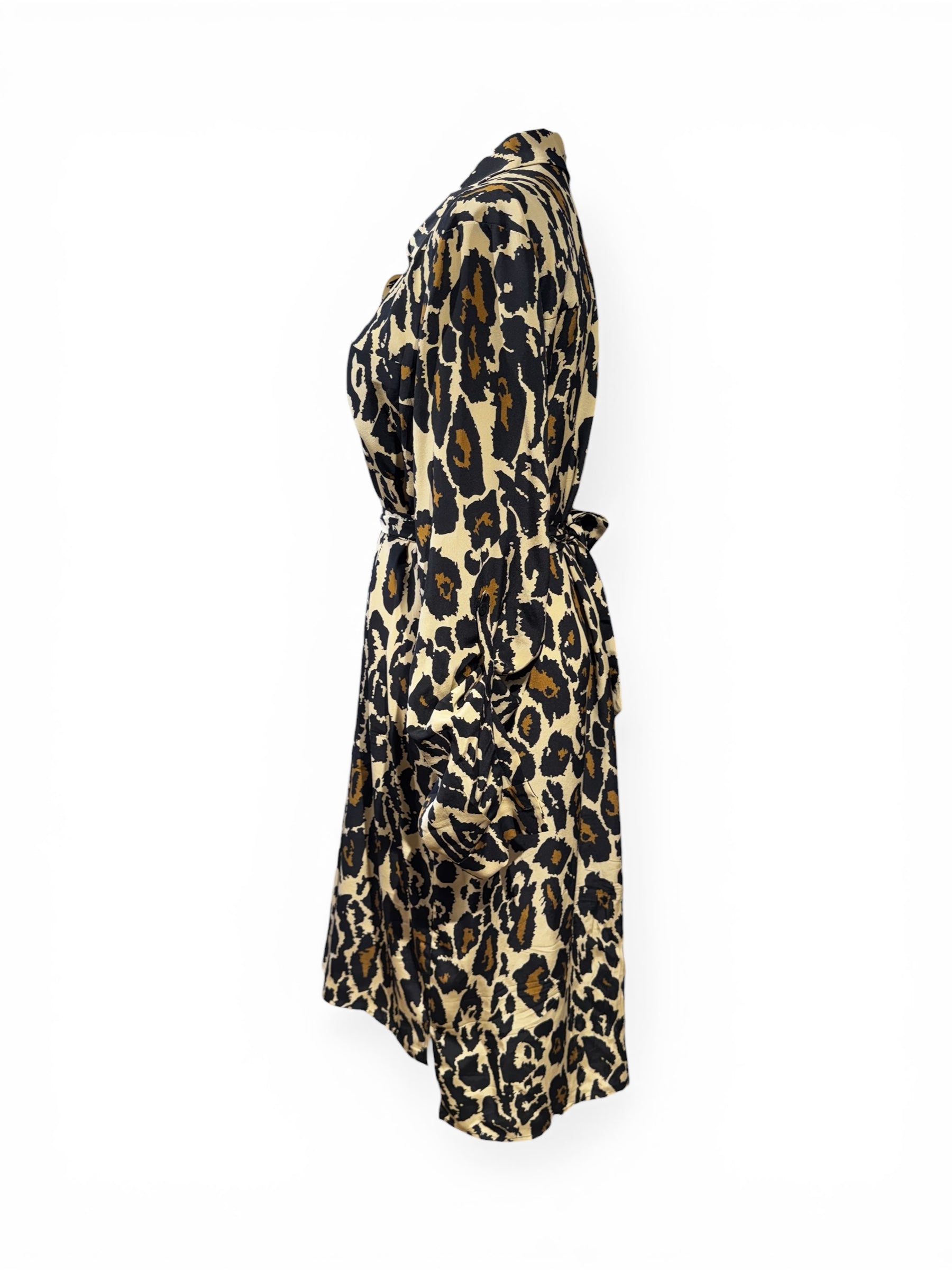 DVF Diane Van Furstenberg Robe Longue Léopard TL | Les Folies d’Eugénie