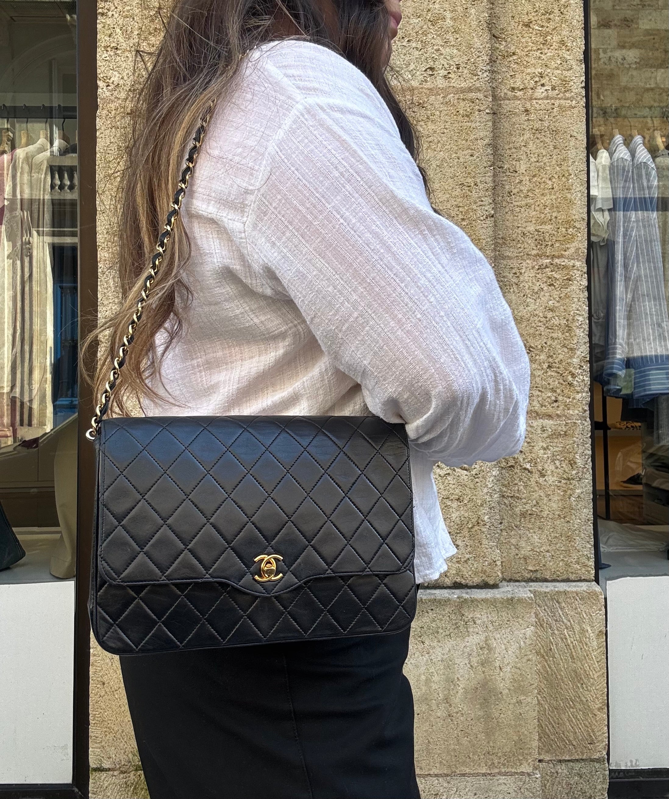 Sac Chanel à Rabat Single Flap Classique | Les Folies d’Eugénie
