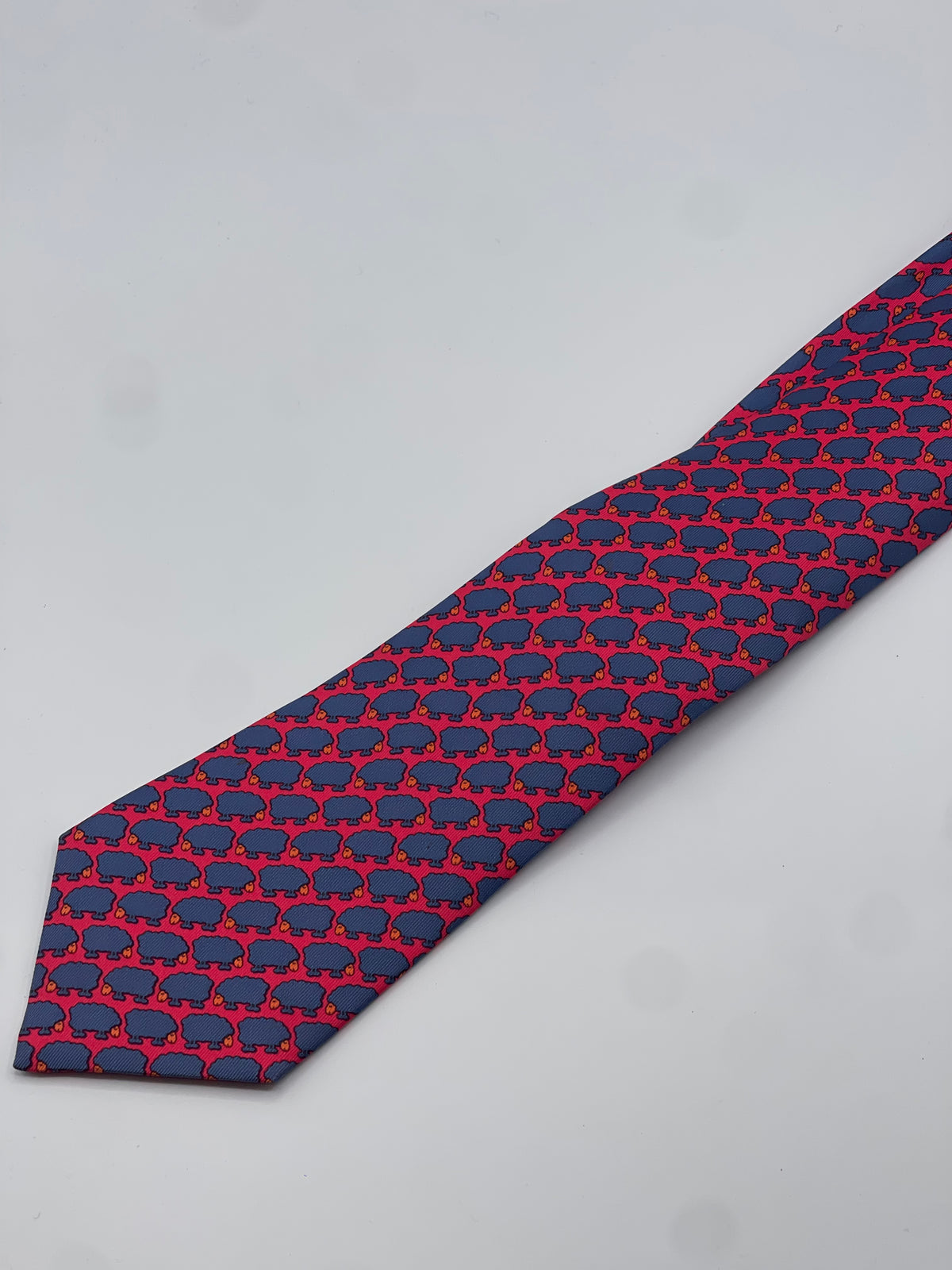 Hermès - Cravatta con pecore