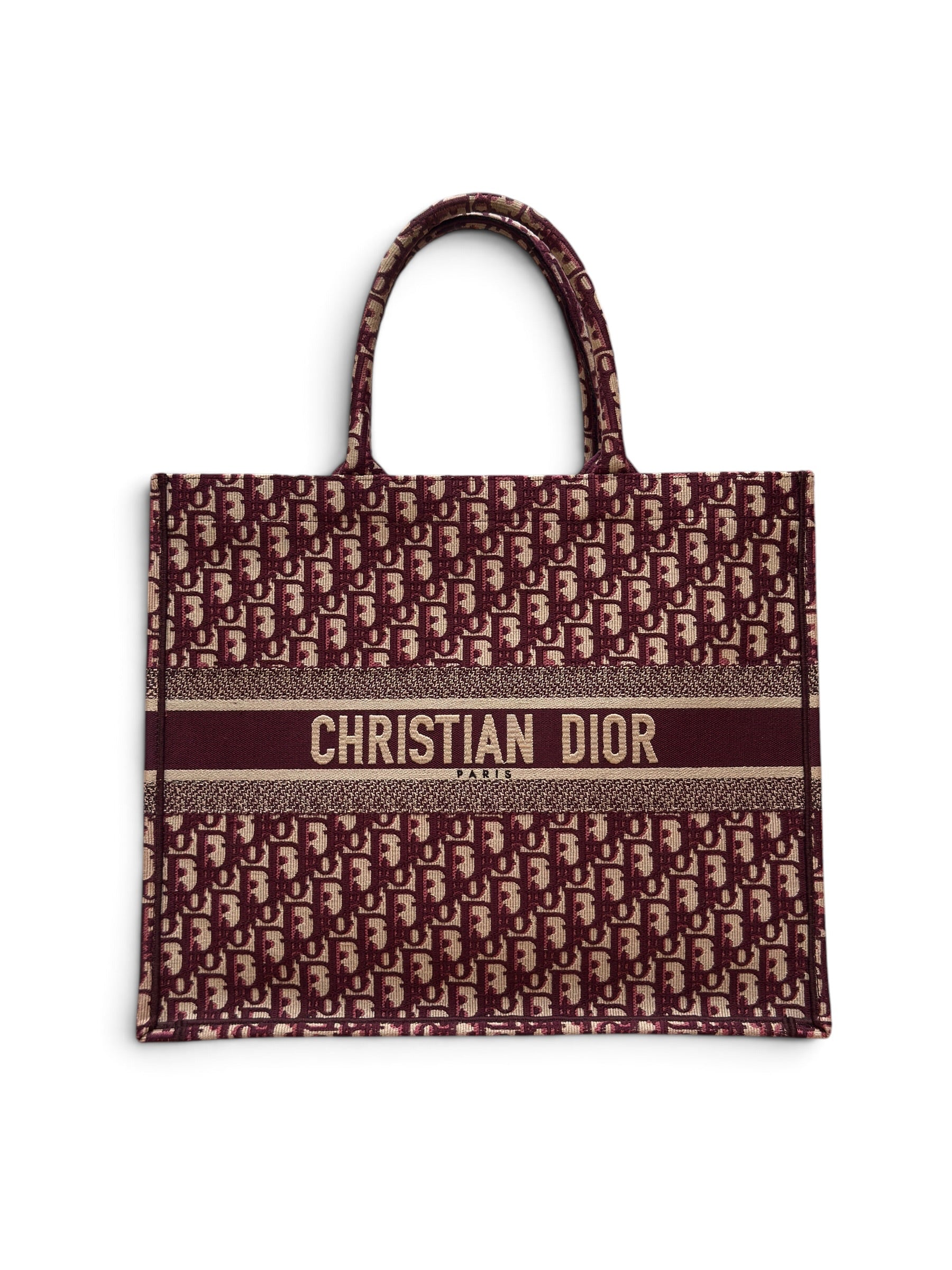 Dior - Sac Cabas Book Tote Bordeaux