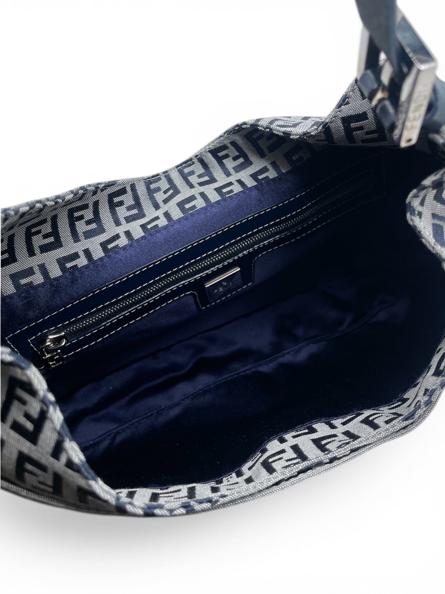 Fendi Sac Mamma Baguette Bleu | Les Folies d’Eugénie