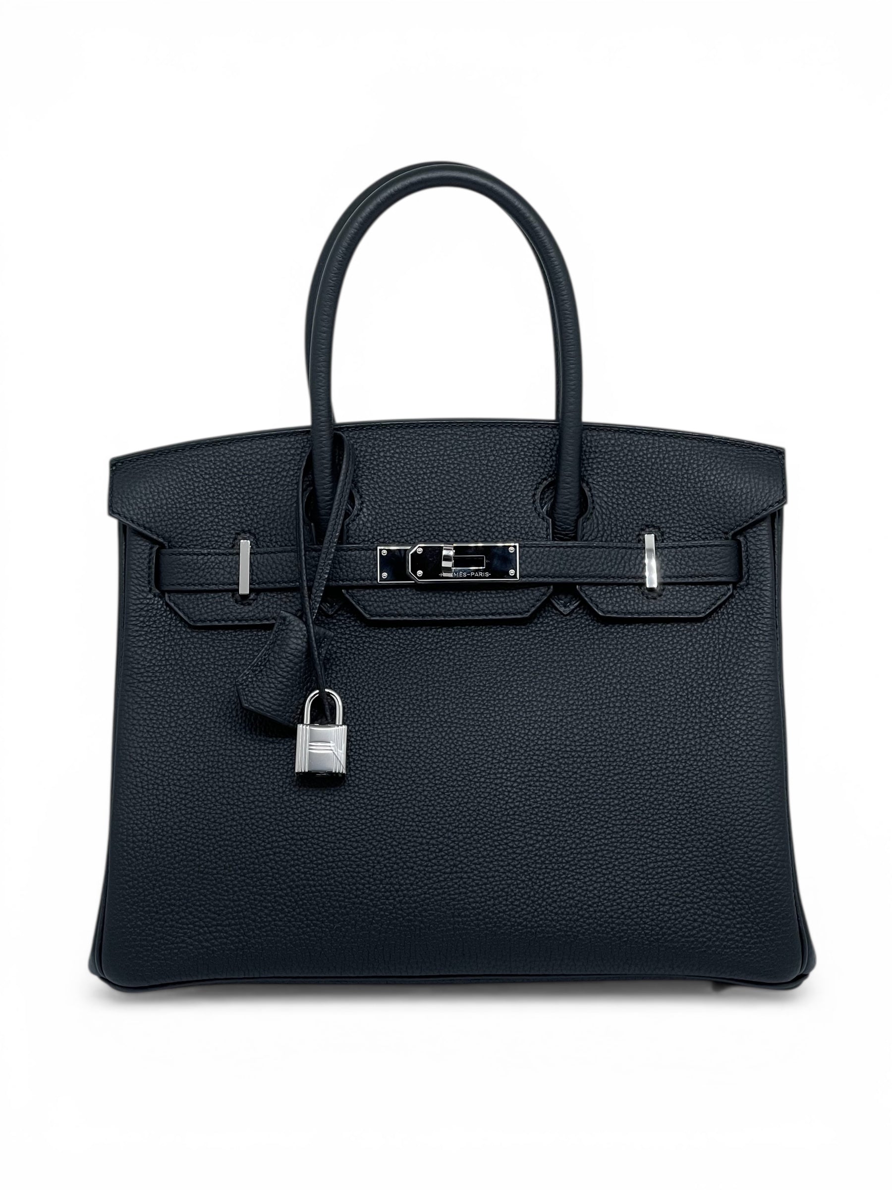 Hermès Sac Birkin 30 Veau Togo Noir | Les Folies d’Eugénie