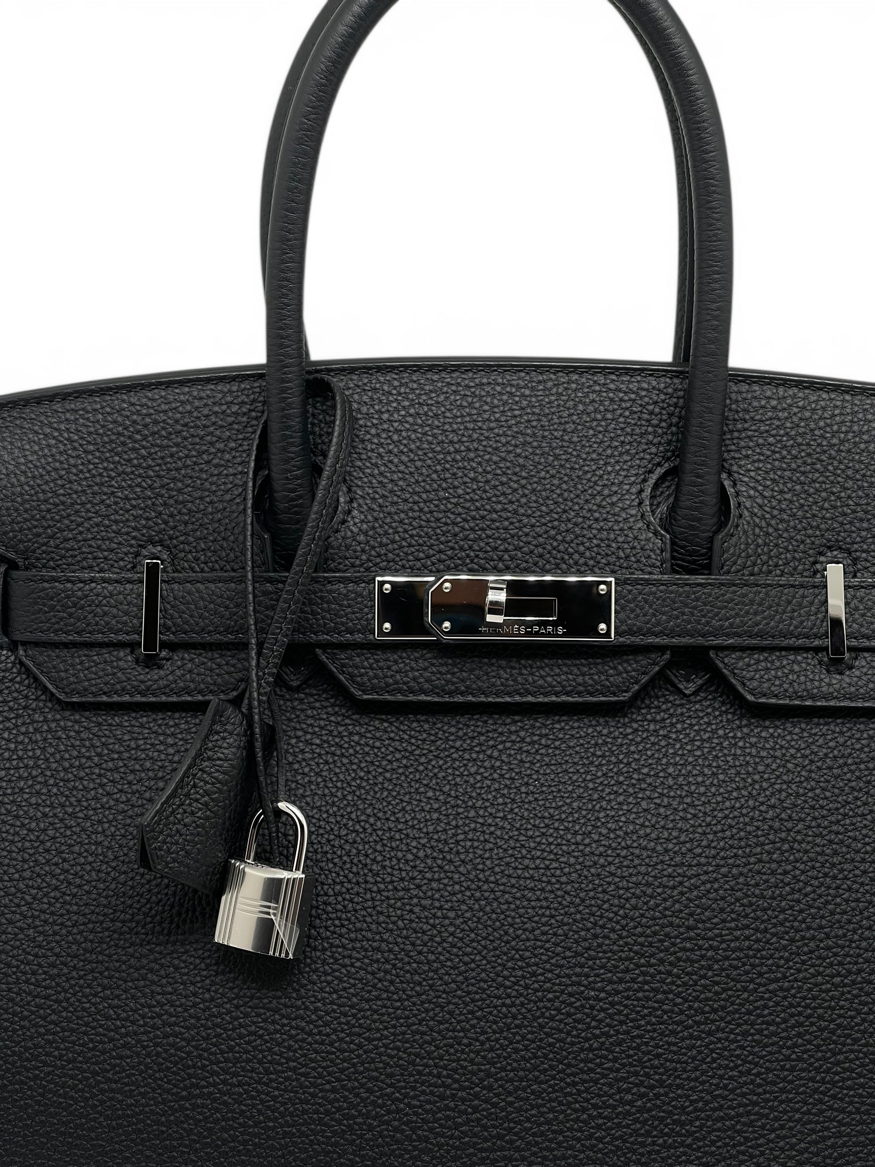 Hermès Sac Birkin 30 Veau Togo Noir | Les Folies d’Eugénie