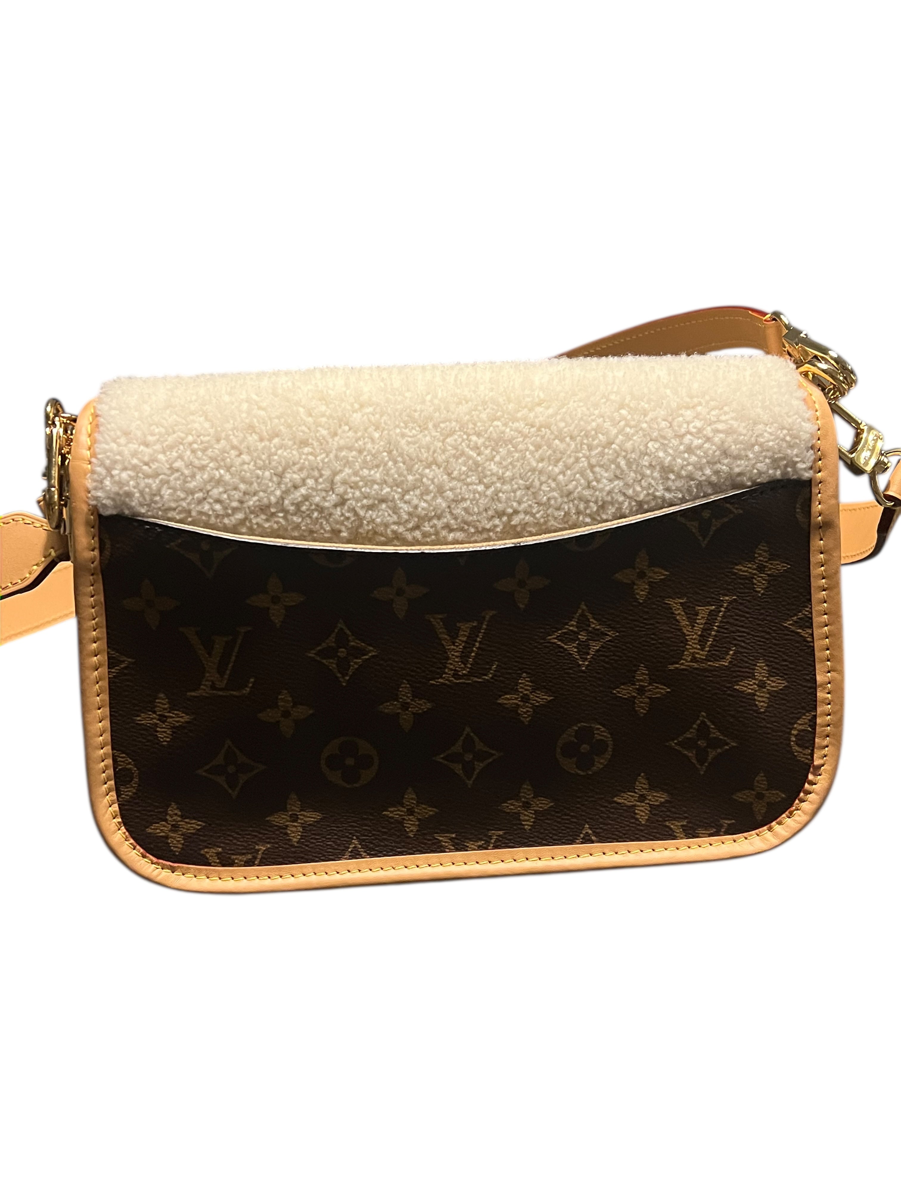 Louis Vuitton - sac Diane peau lainée