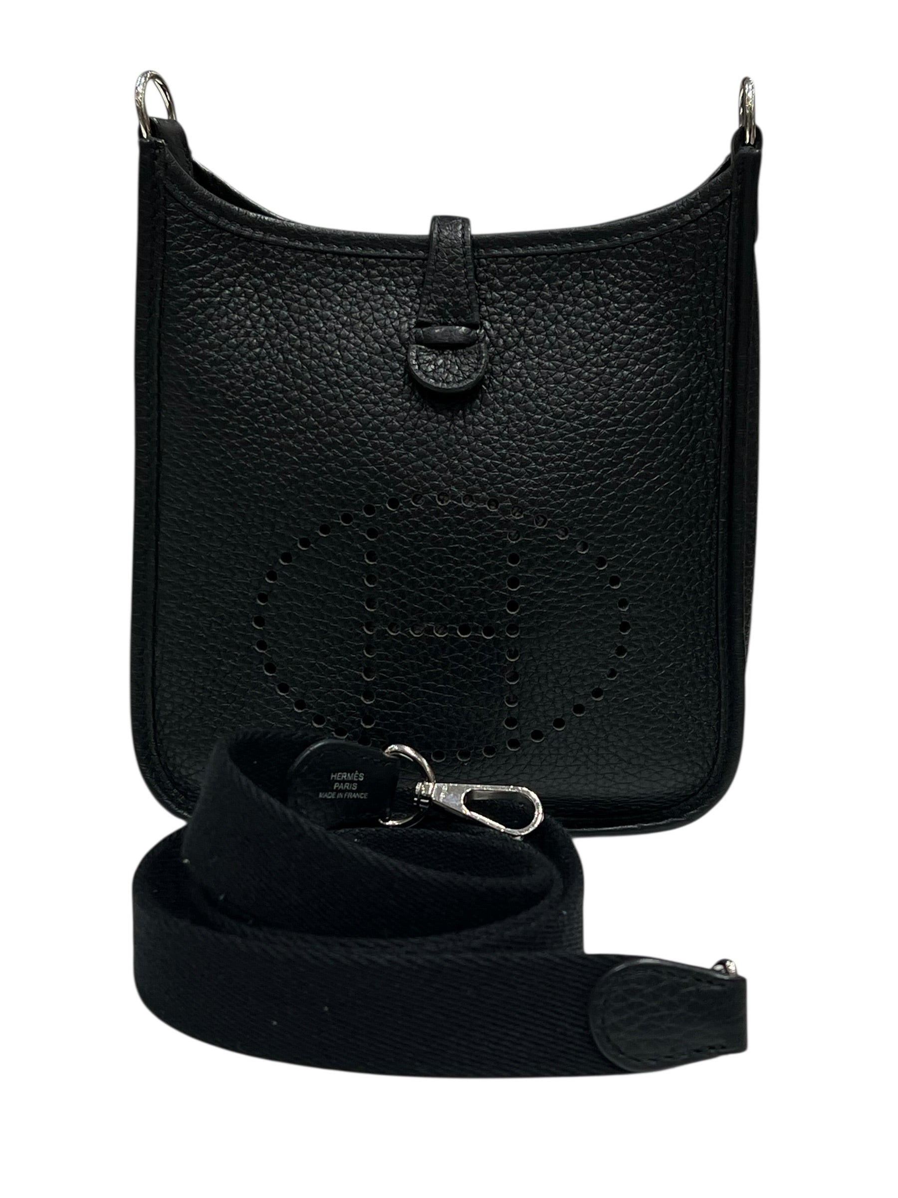 Sac Hermès Evelyne 16 Noir | Les Folies d’Eugénie