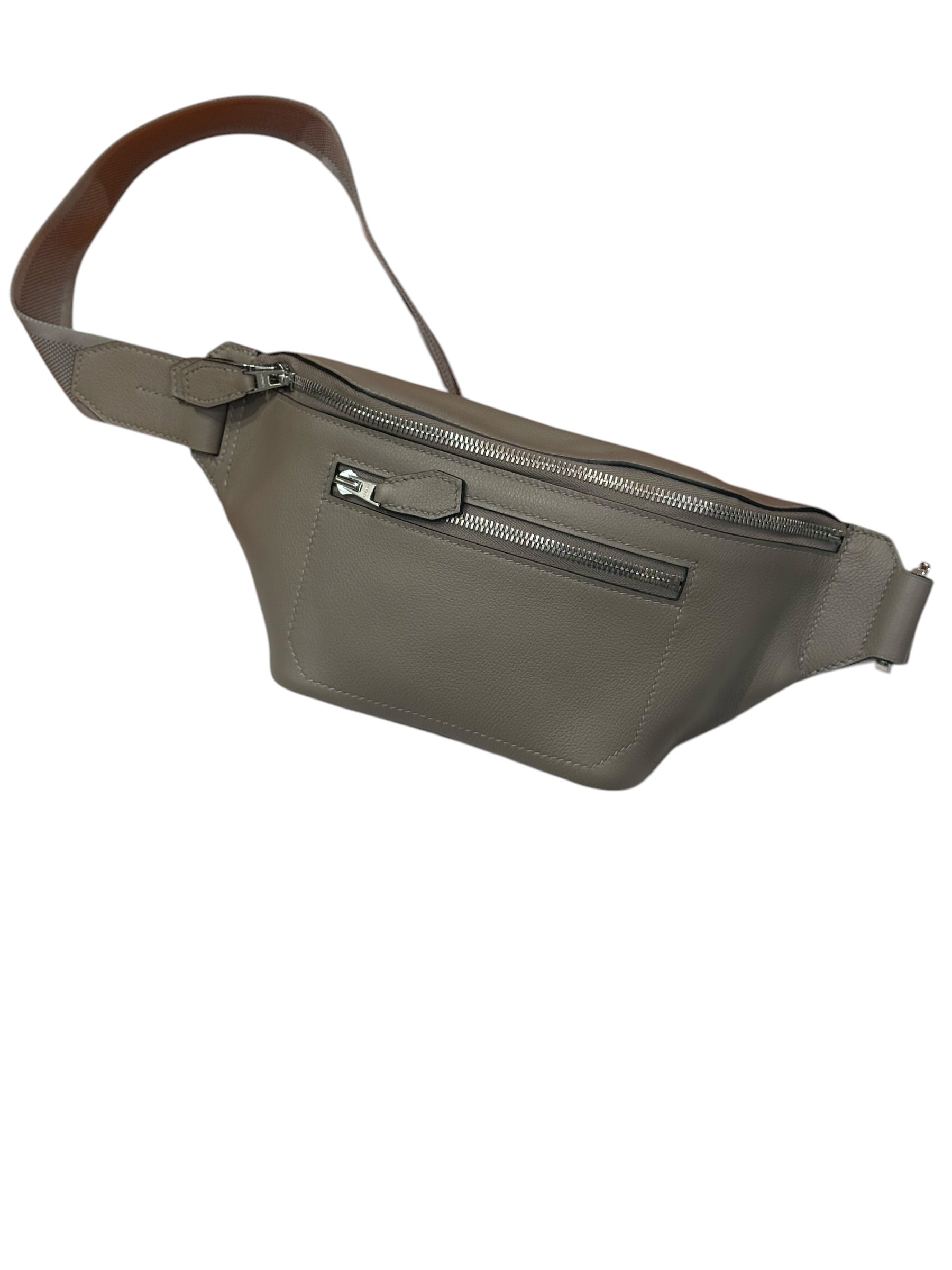 Hermès - Sac Cityslide Cross PM beltbag étoupe