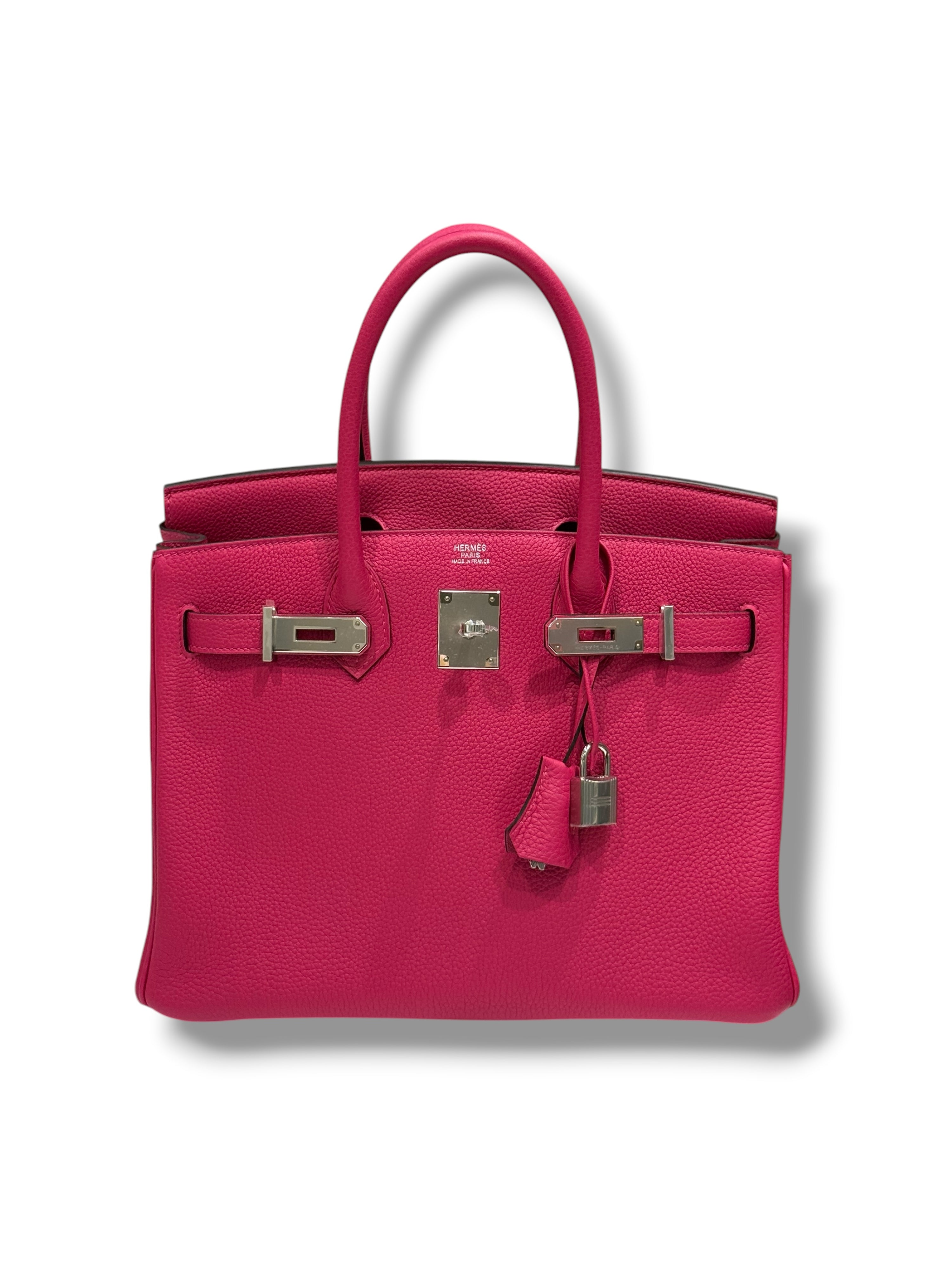 Hermès - Sac Birkin 30 Rose Mexico PHW