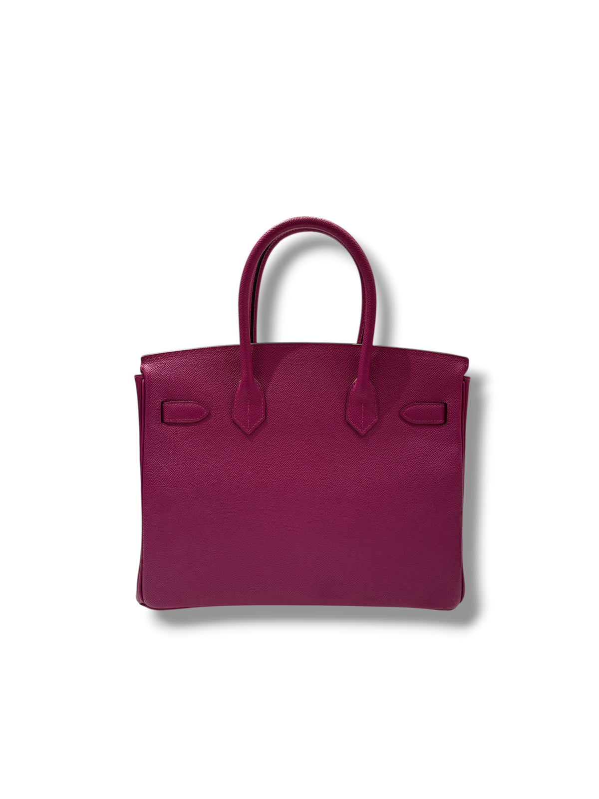 Hermès - Sac Birkin 30 Epsom Rose Pourpre PHW