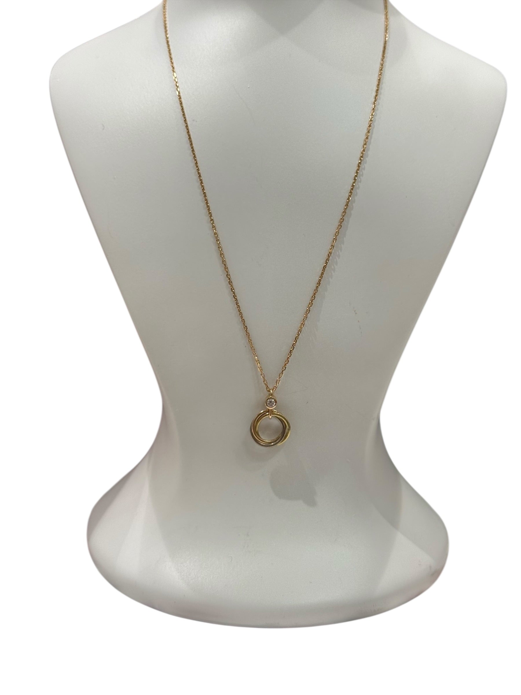 Cartier Collier Pendentif Trinity Avec Diamant | Les Folies d’Eugénie