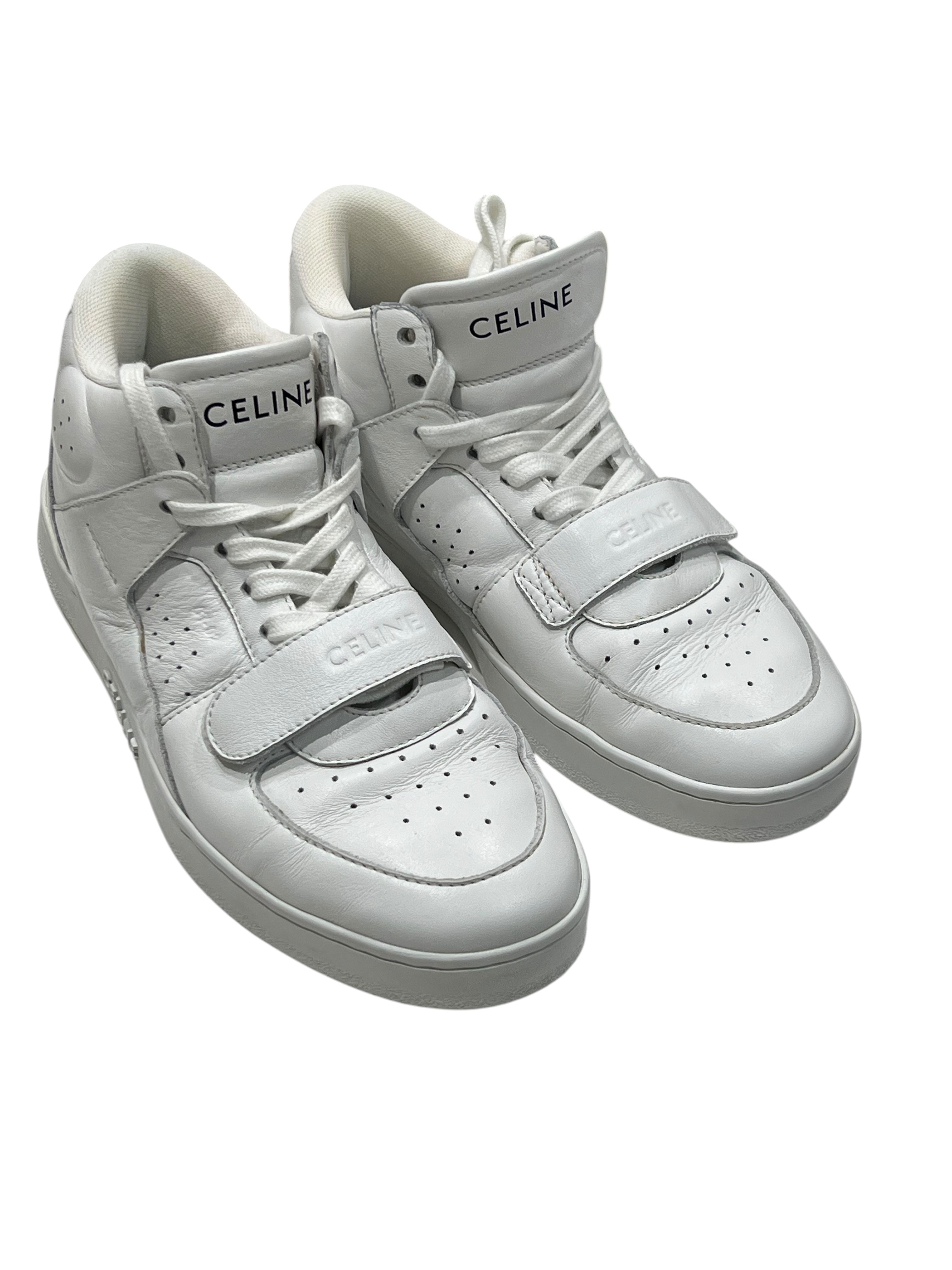 Céline - Sneakers cuir blanc T36 (=37)