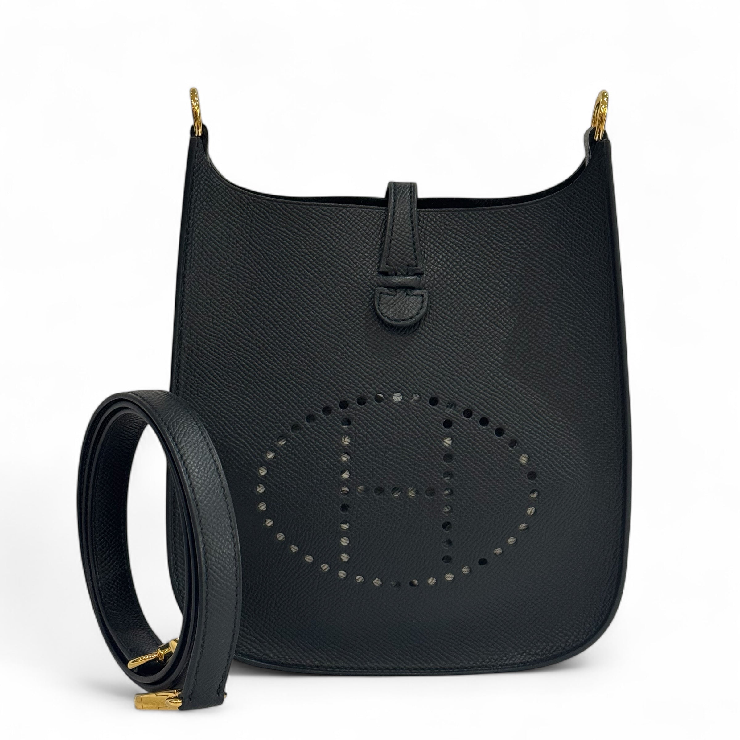 Hermès - Sac Evelyne 16 epsom noir