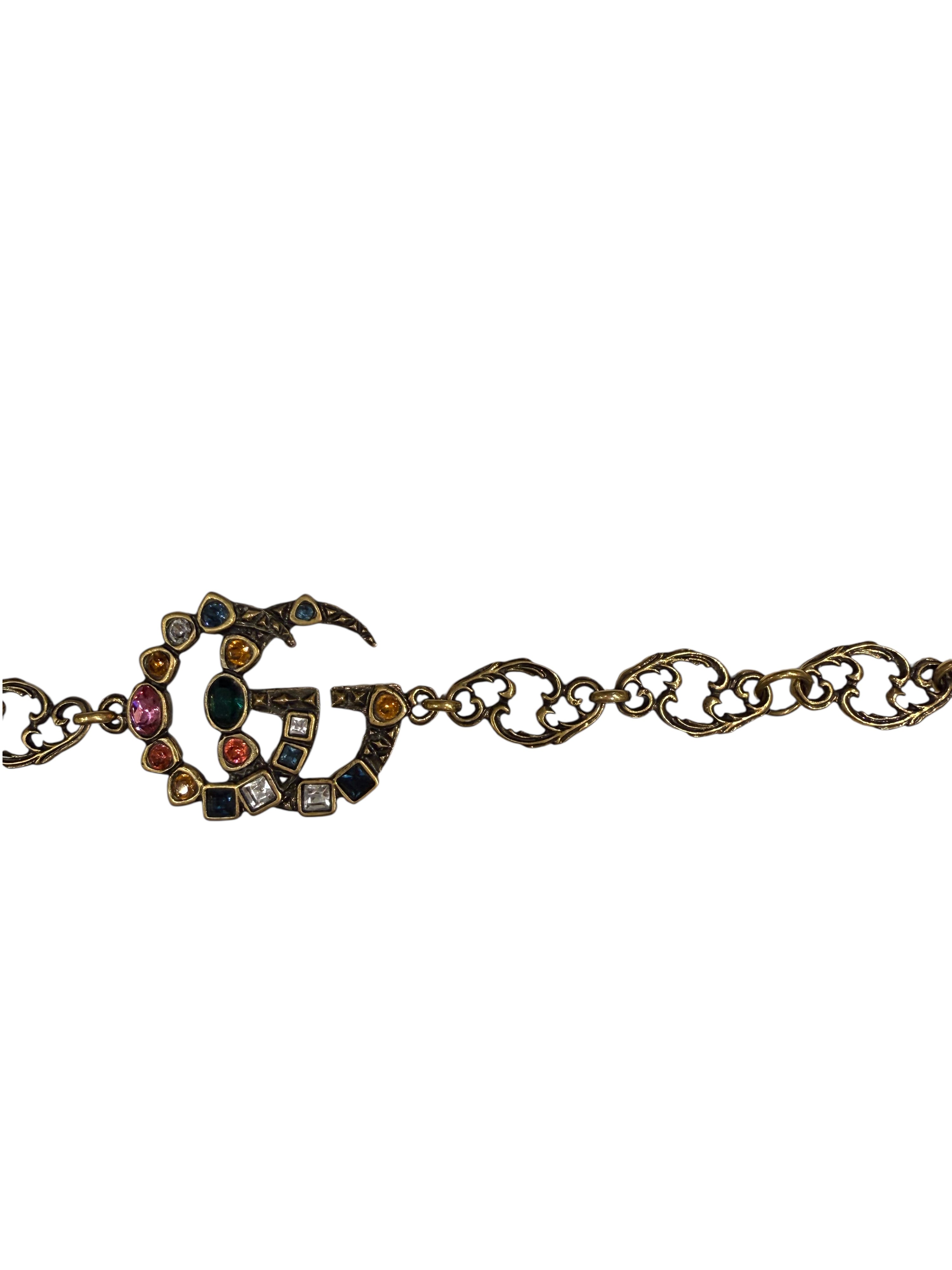 Gucci Bracelet Double G Pierres Multicolores | Les Folies d’Eugénie