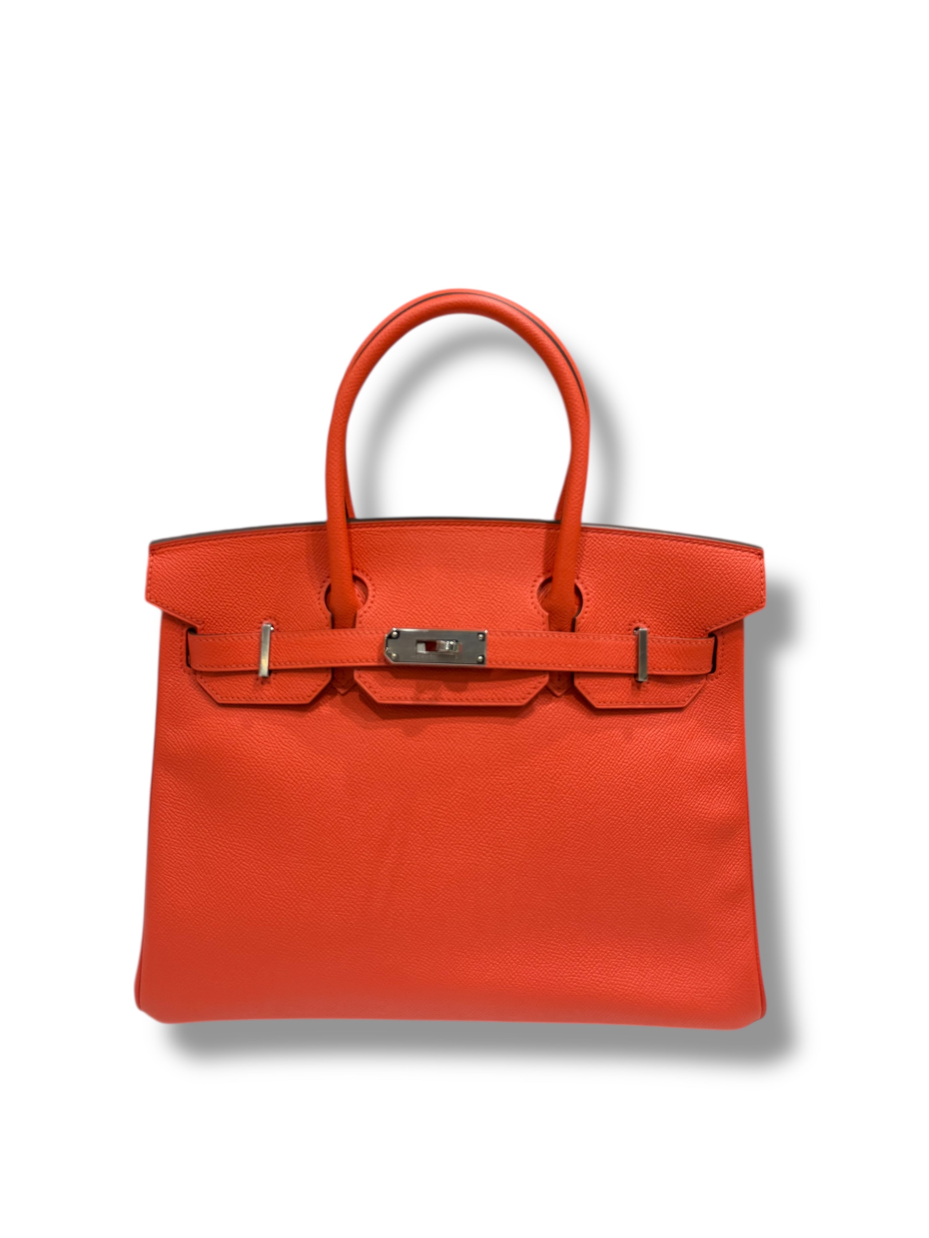 Hermès - Sac Birkin 30 Orange Poppy Epsom