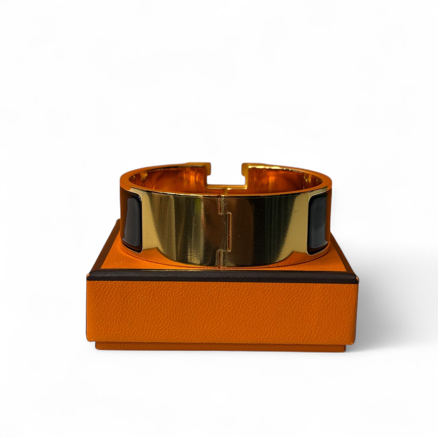 Hermès - Bracelet Clic Clac H noir