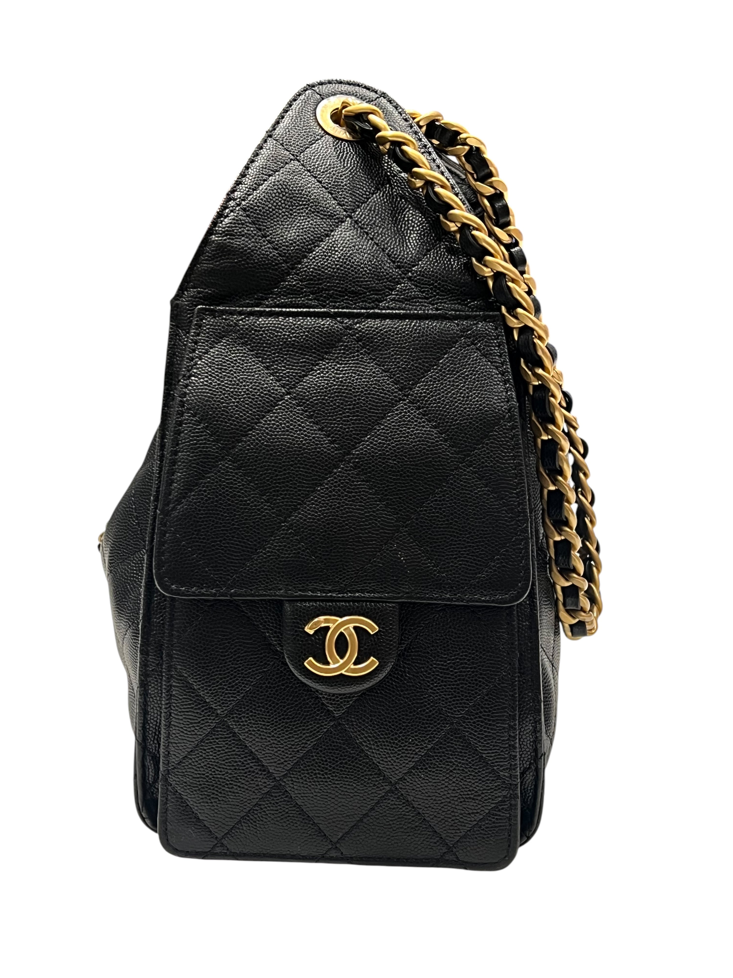 Chanel - sac 25 small cuir noir
