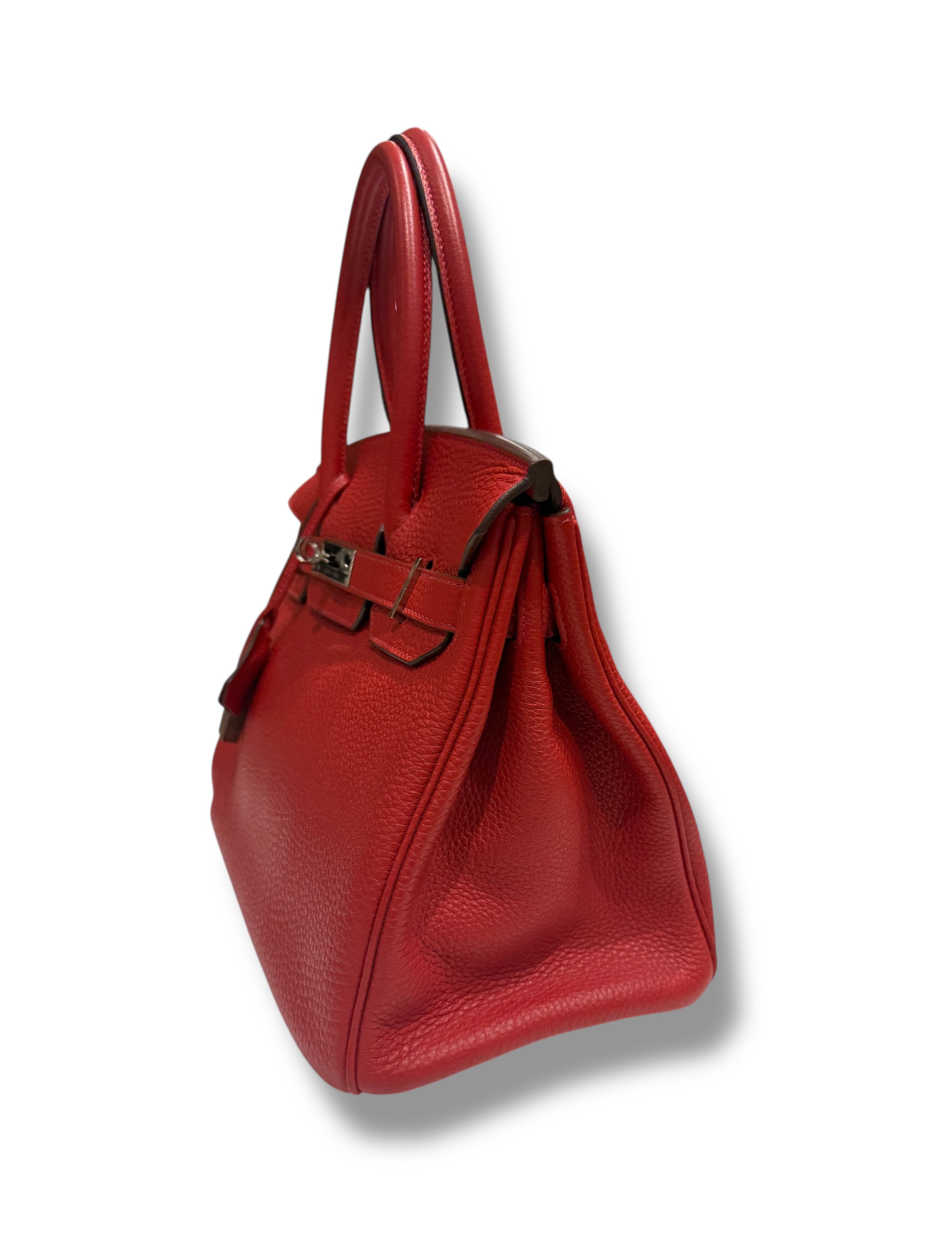 Hermès - Birkin 30 Rouge tomate togo PHW