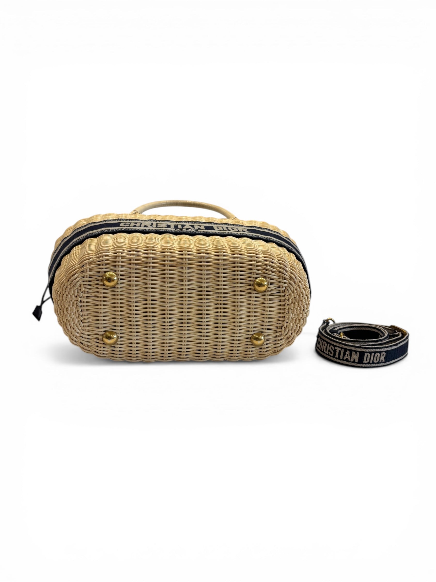Christian Dior - Sac panier en osier Wicker
