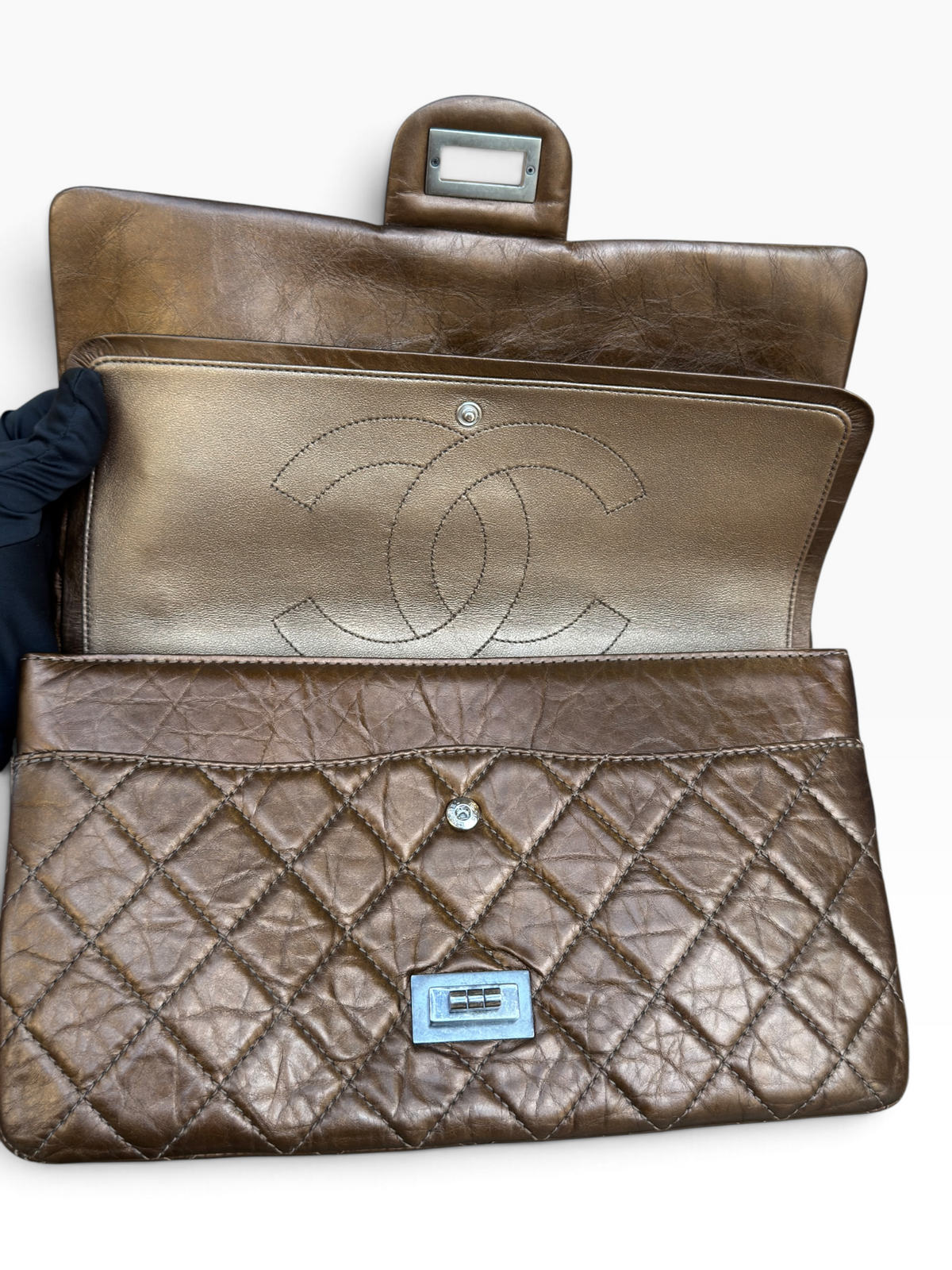 Chanel - Sac 2.55 Bronze