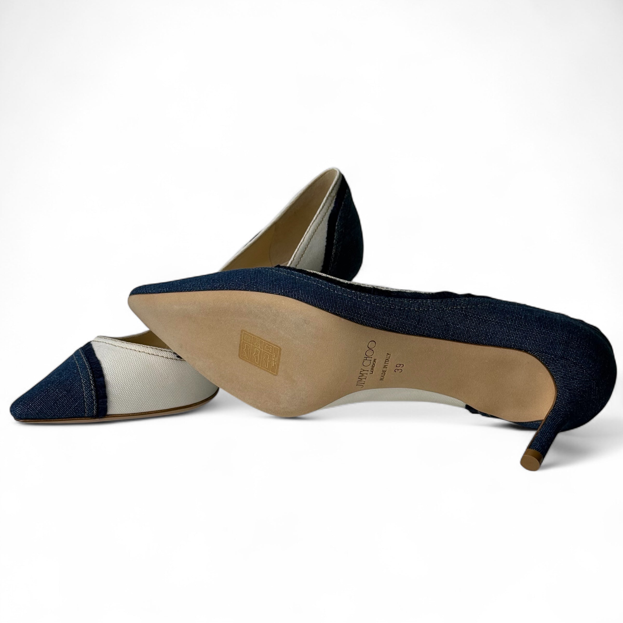 Jimmy Choo - Jeans-Pumps Gr. 39