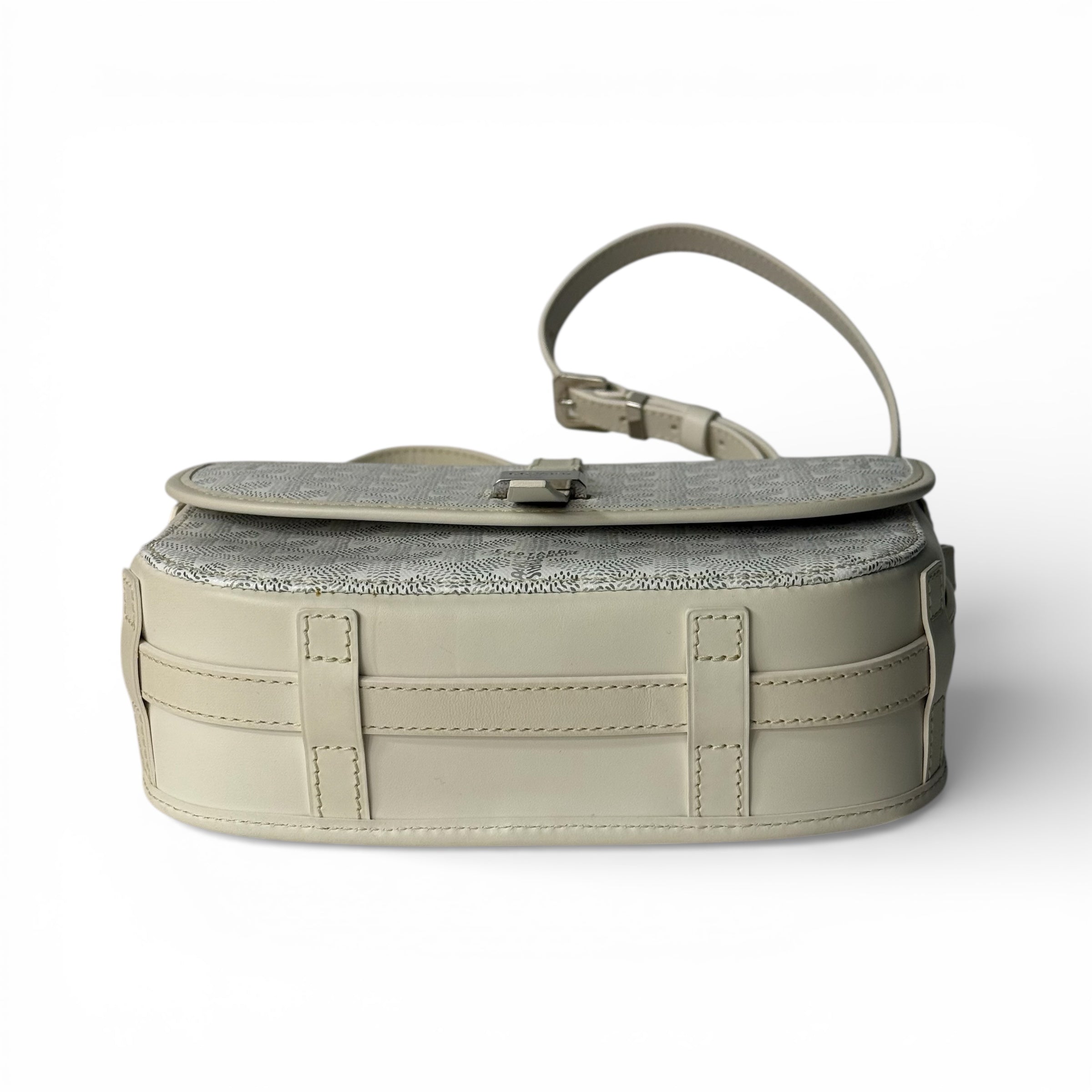 Goyard - Sac Belvédère blanc