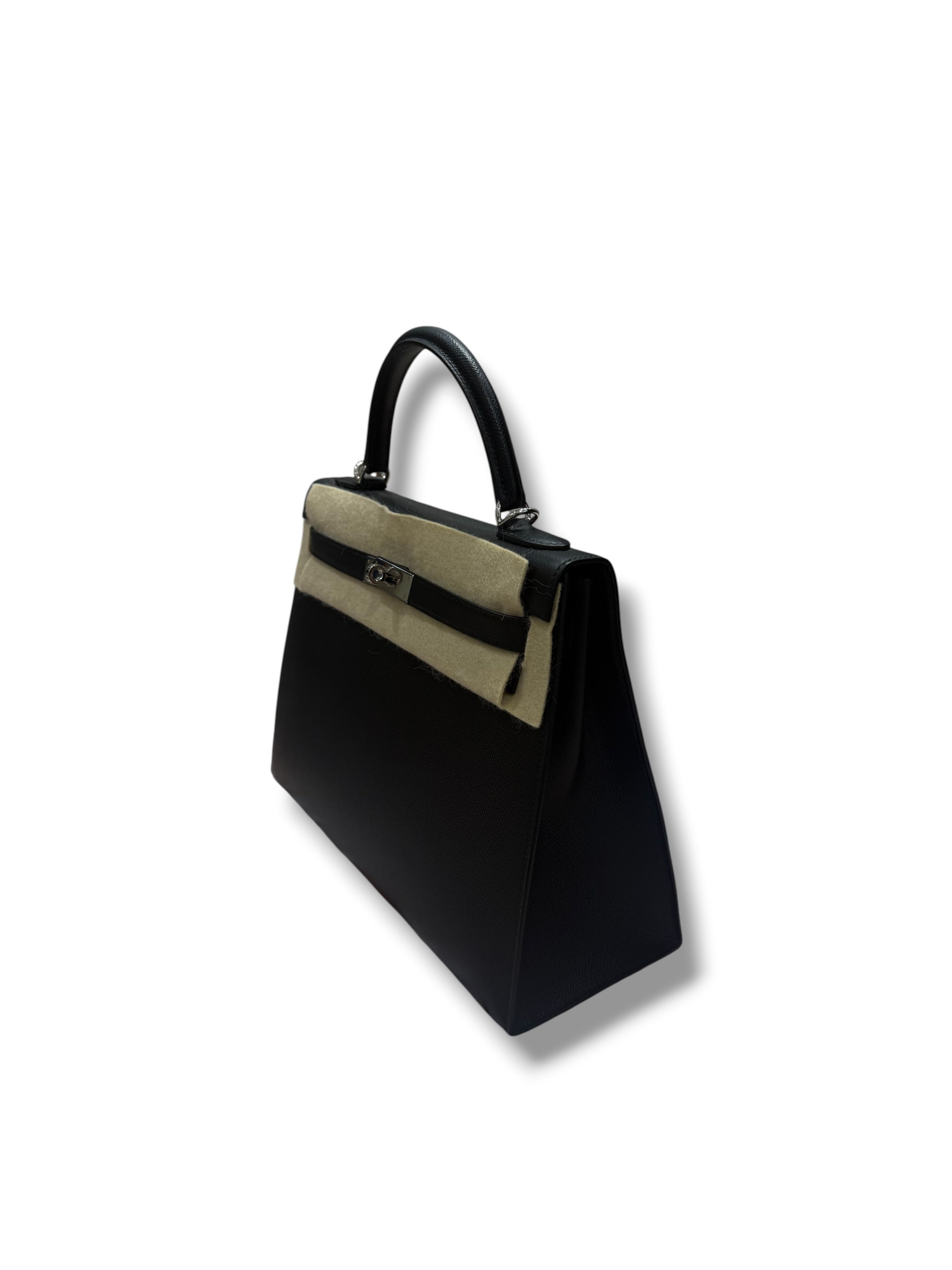 Hermès - Sac Kelly II sellier 32 epsom Noir