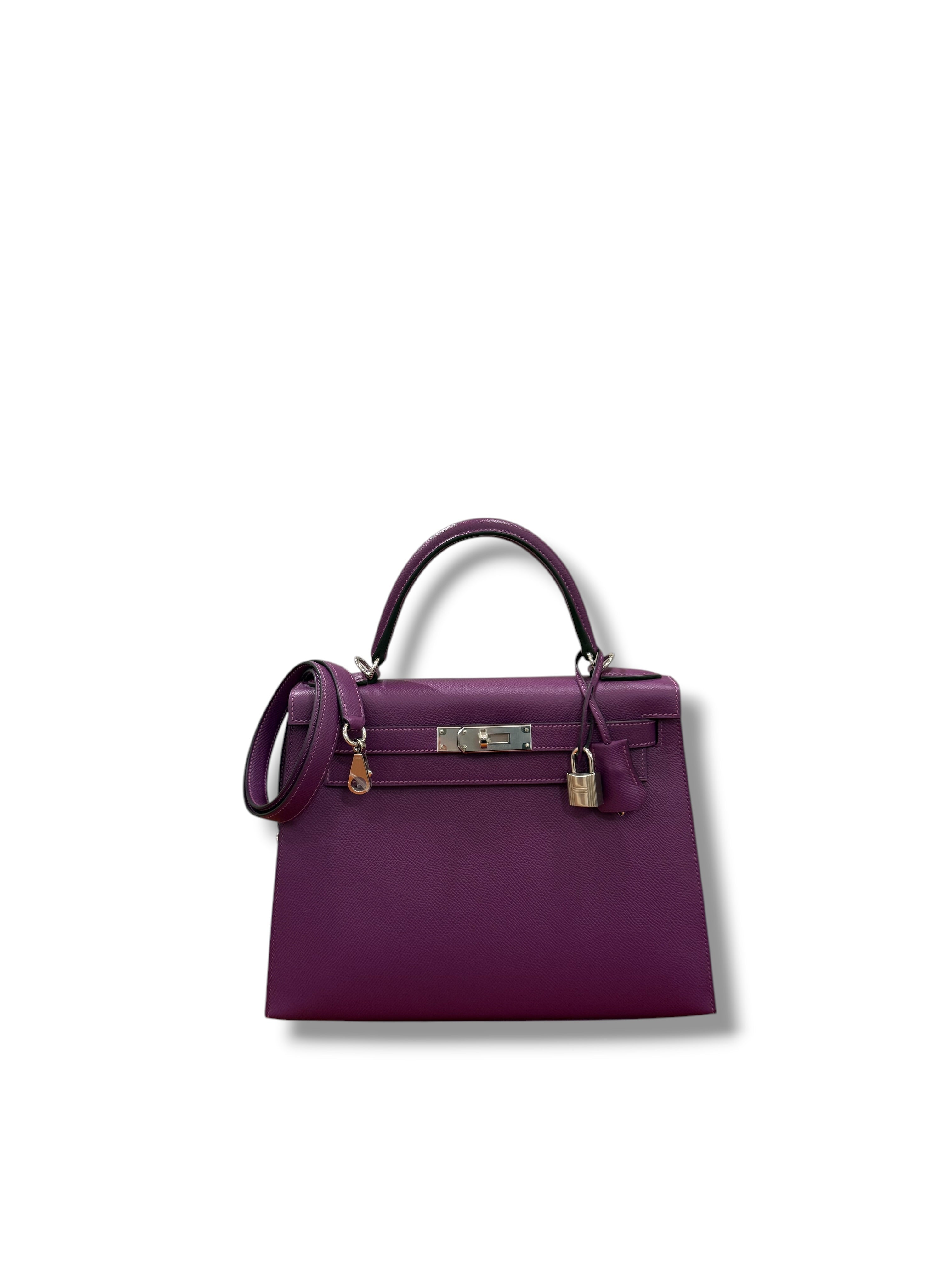 Hermès - Sac Kelly II 28 Epsom sellier Anémone PHW