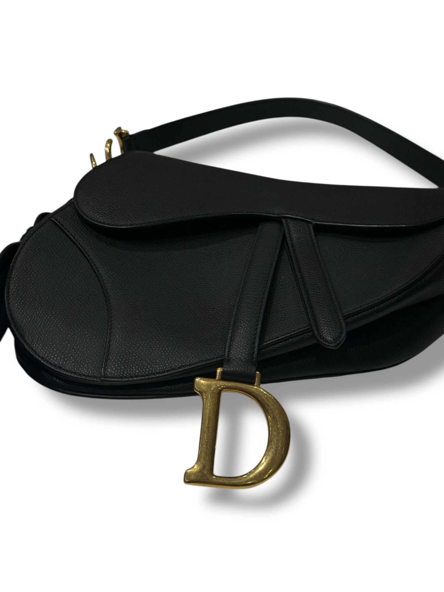 Dior - Sac Saddle à bandoulière noir