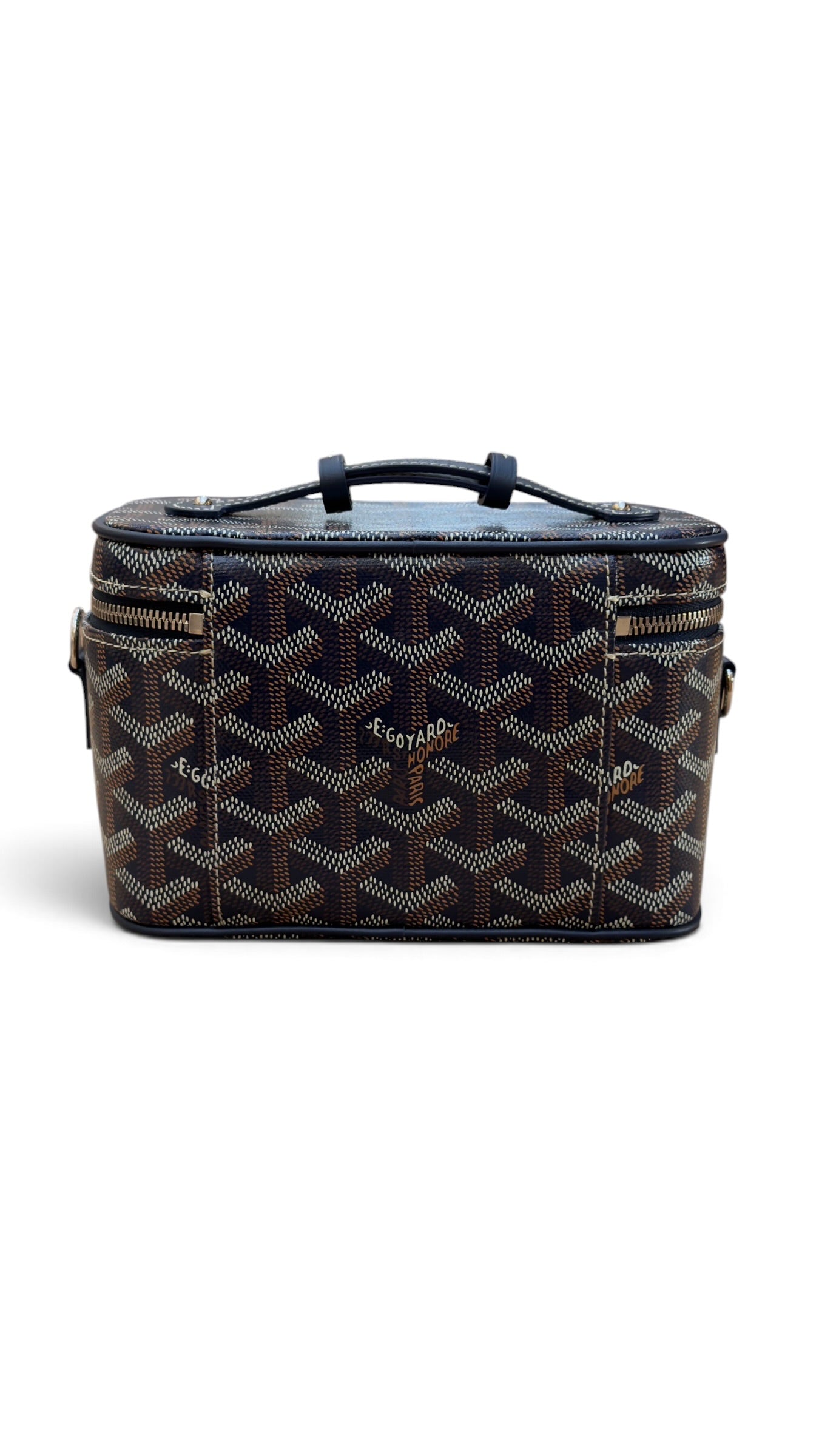 Goyard - Mini vanity toile jacquard bleu