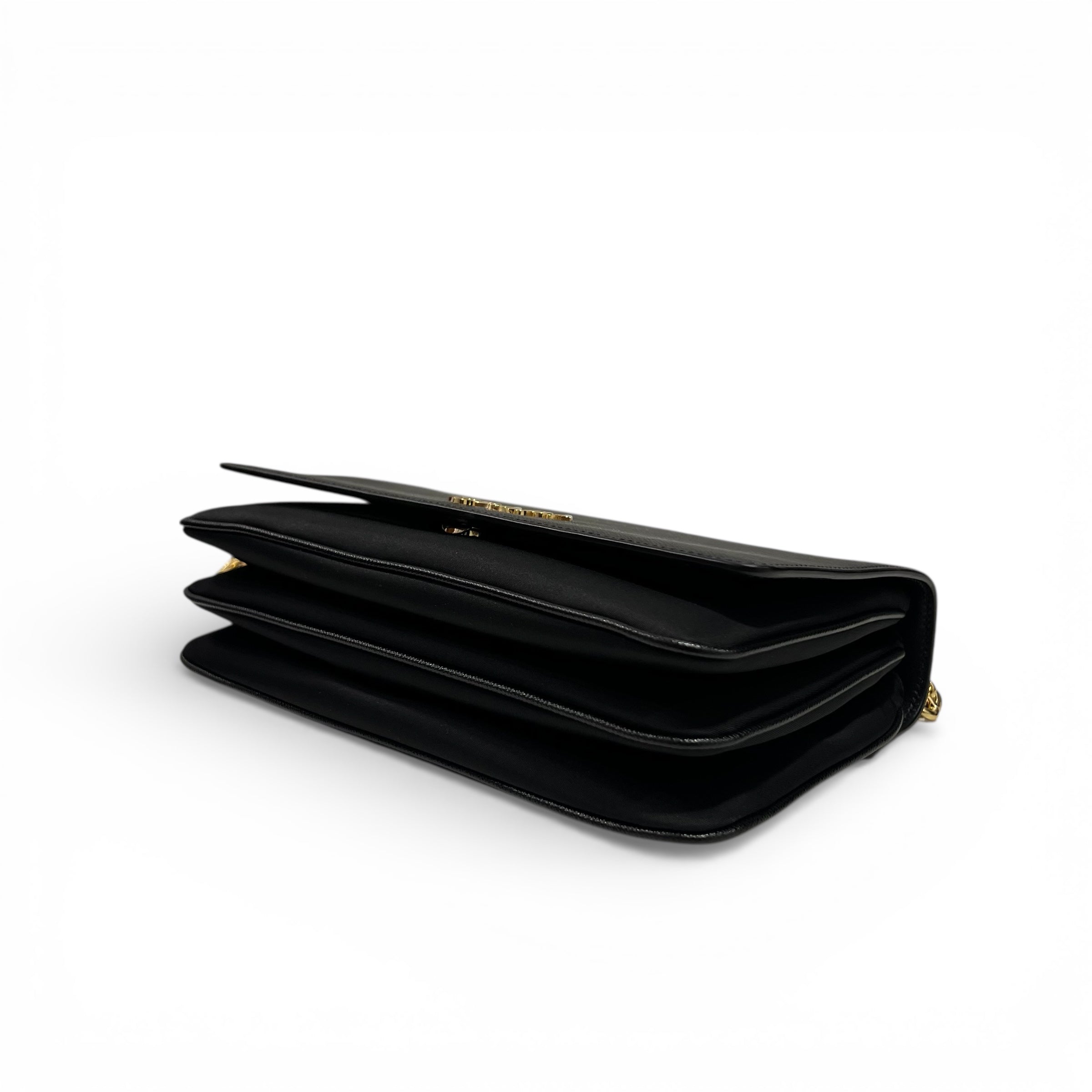 Prada - Borsa a tracolla in pelle e nylon
