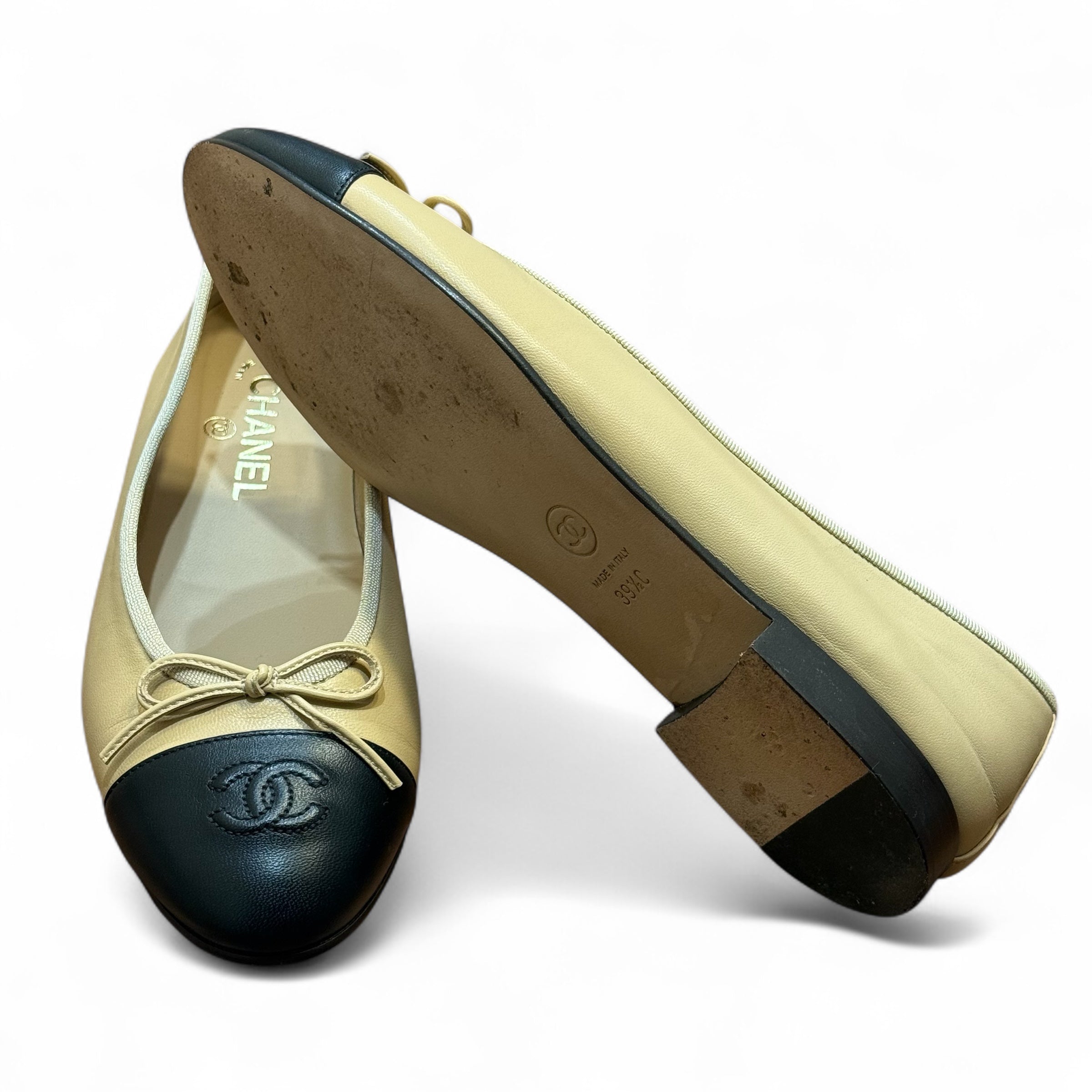 Chanel - Ballerines T.39,5