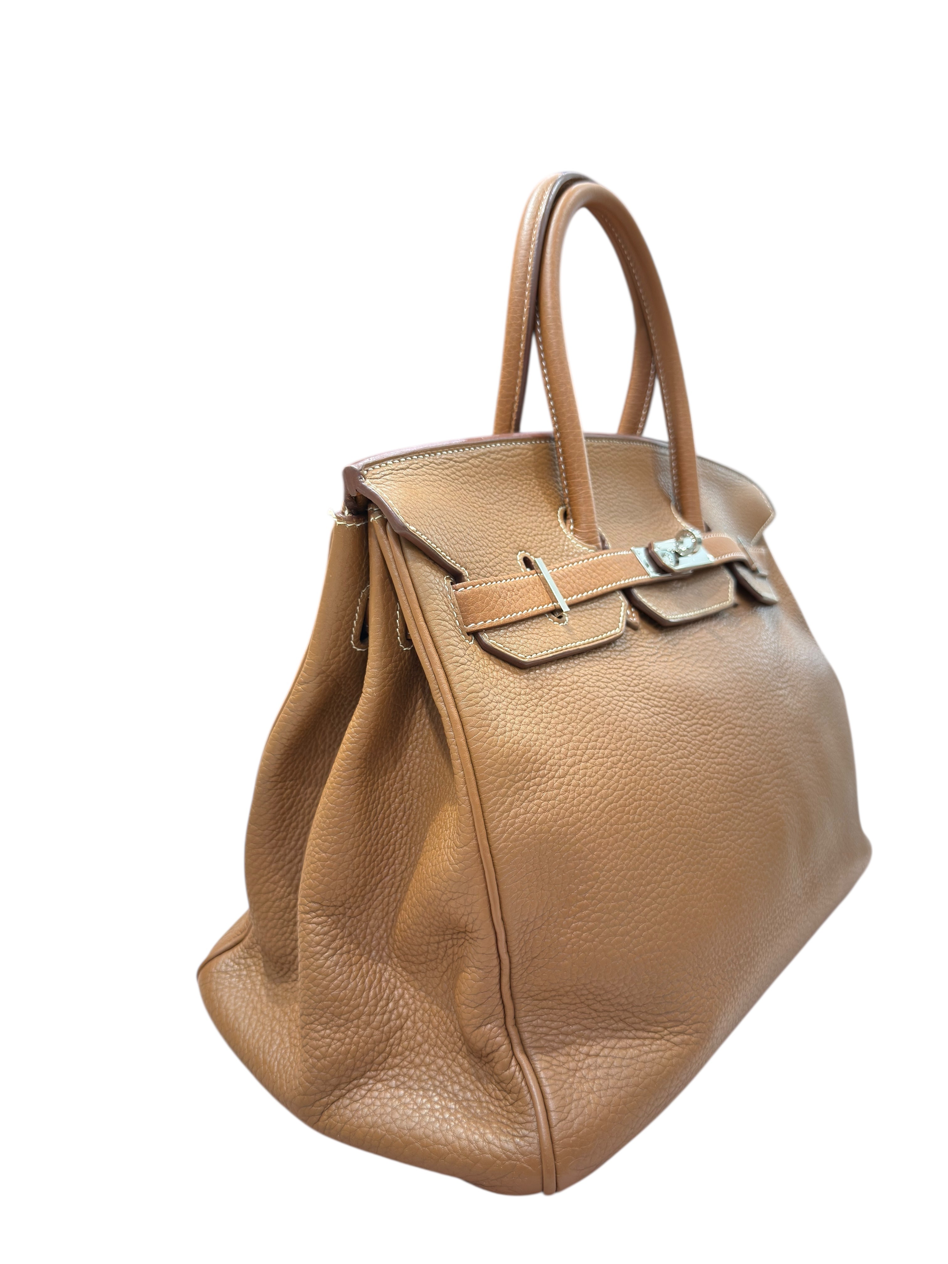 Hermès - Sac Birkin 35 Gold cuir Togo PHW