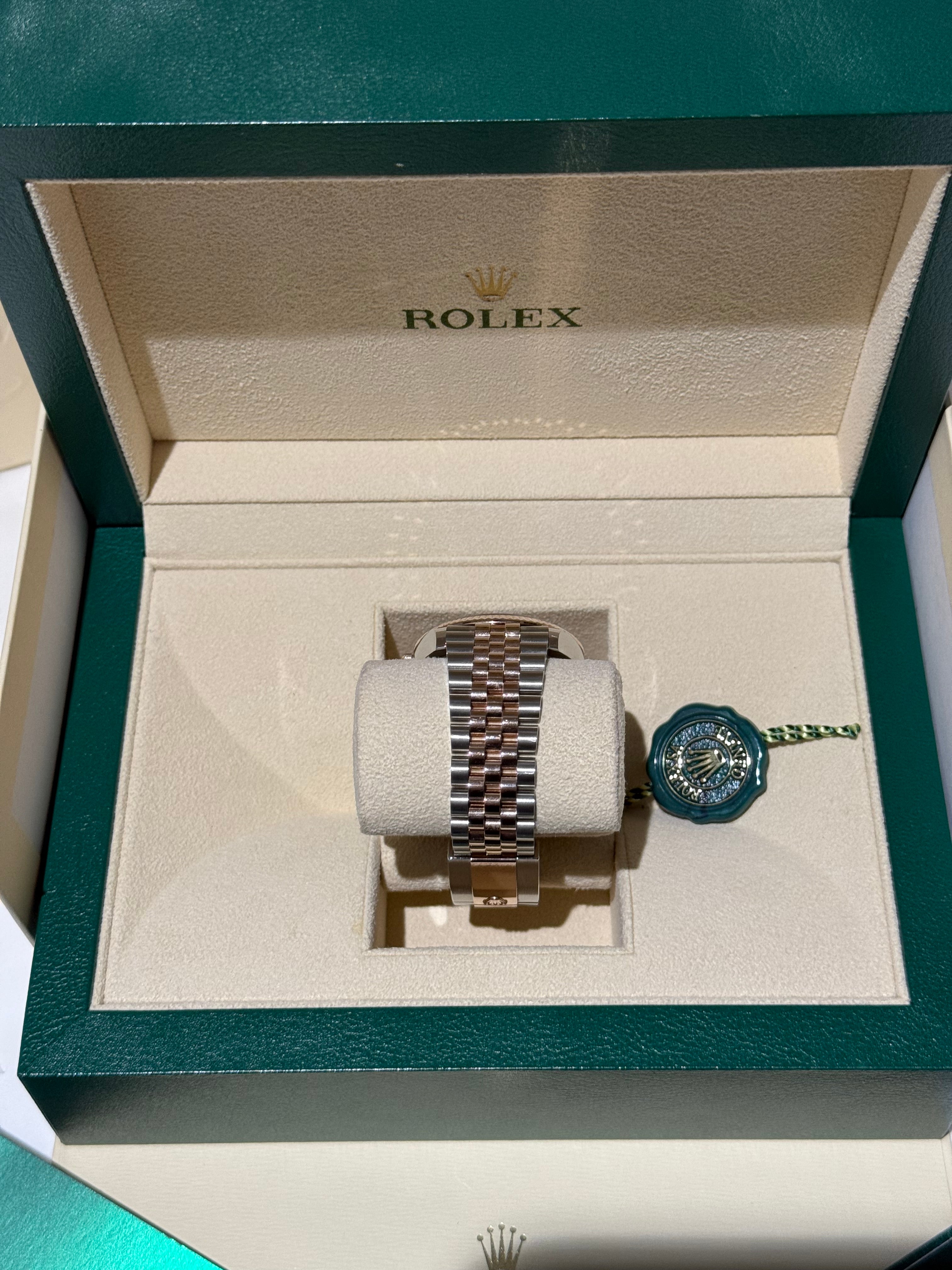 Rolex - Datejust 36mm Cannelée Or rose et jubilee