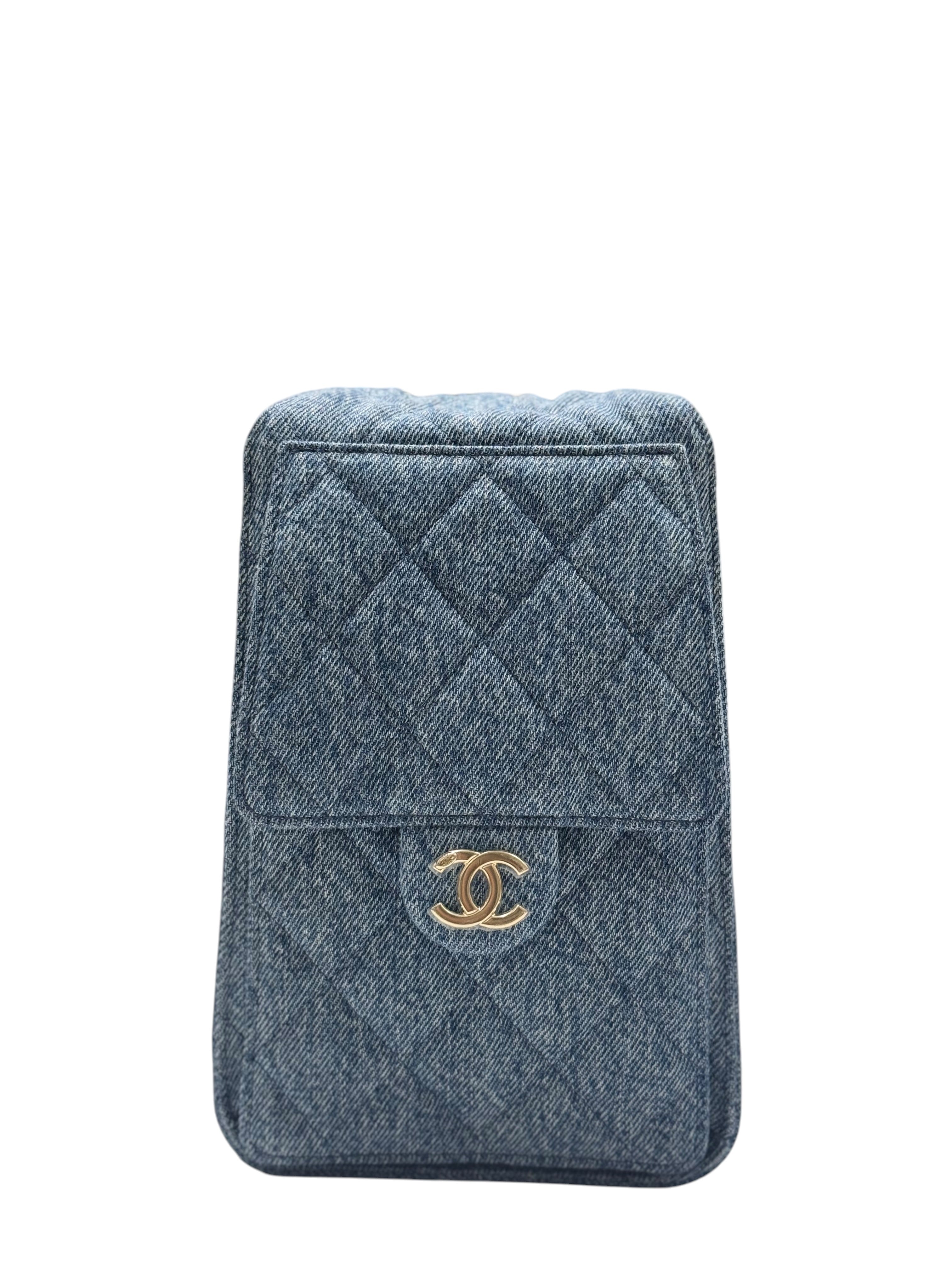 Chanel - sac 25 small denim