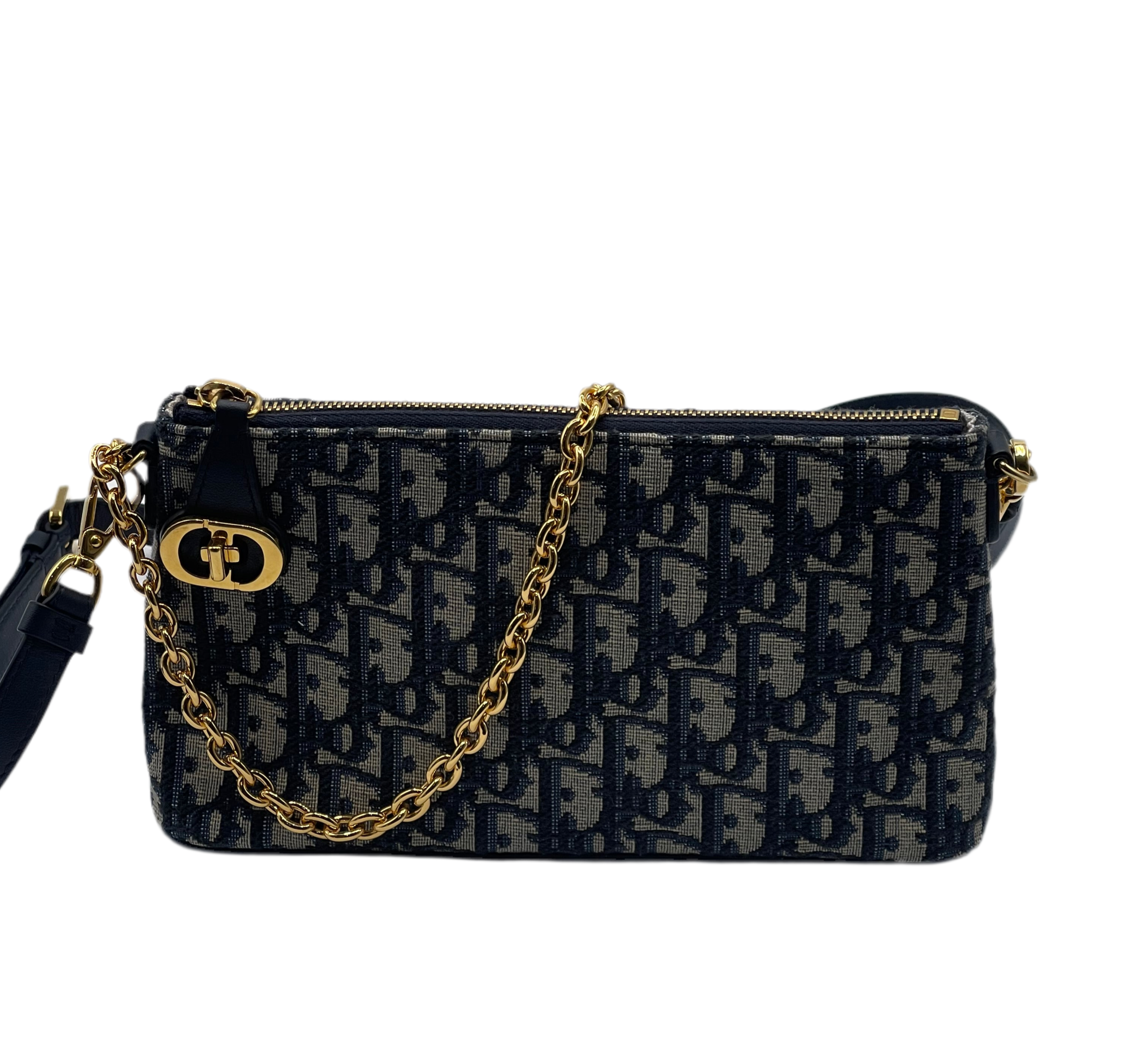 Dior - Sac mini DUO my Dior oblique
